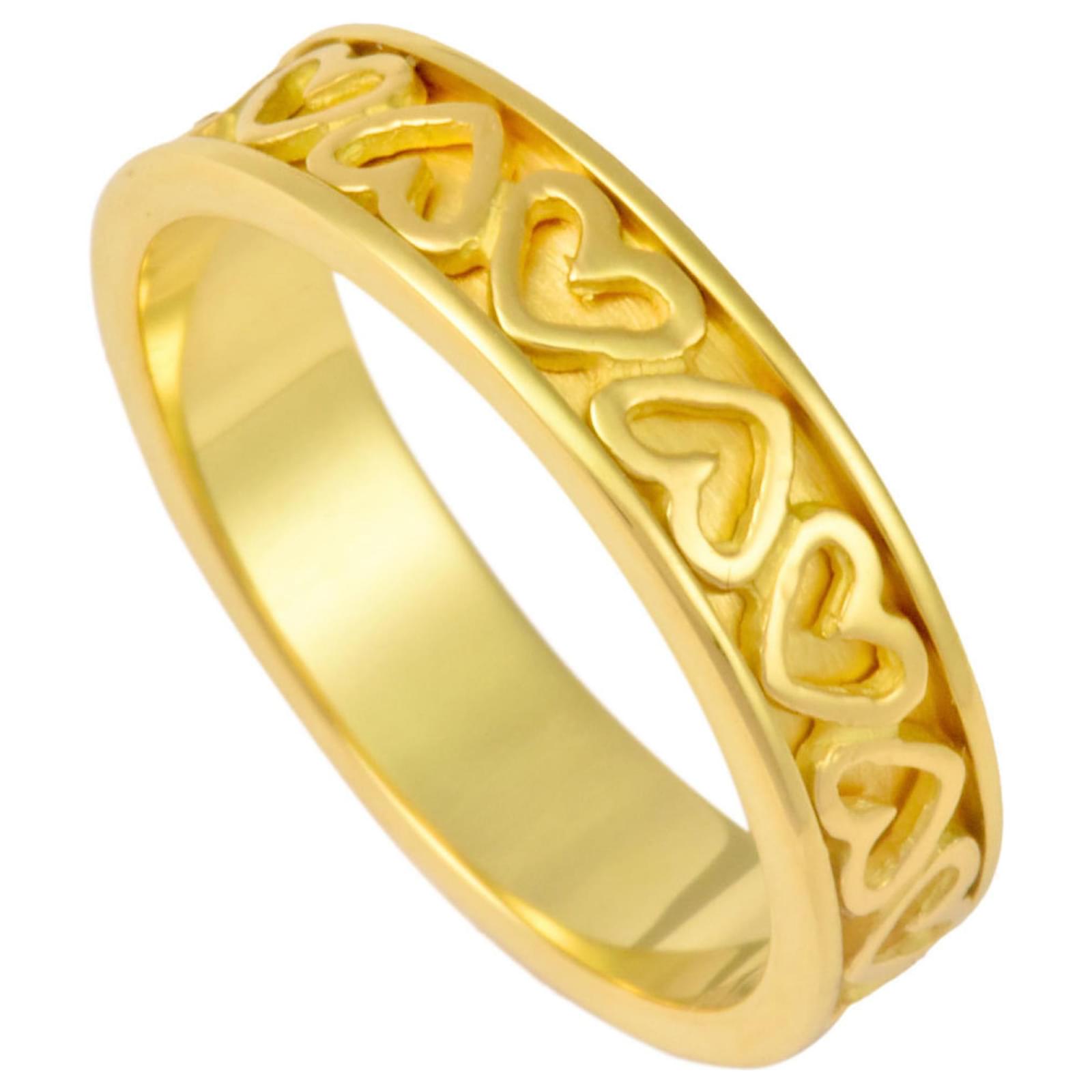 Tiffany Co Heart Golden Yellow gold Joli Closet
