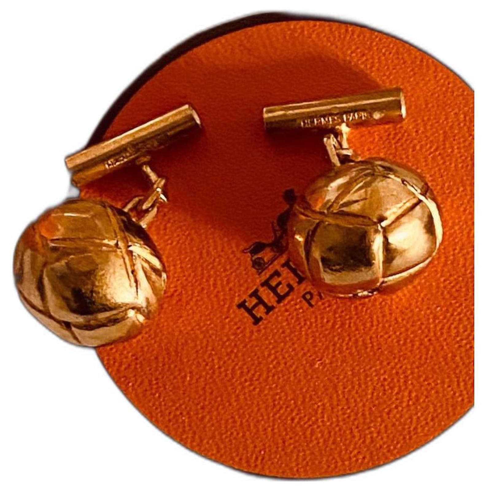 Hermès Soccer ball Golden Gold-plated ref.864726 - Joli Closet