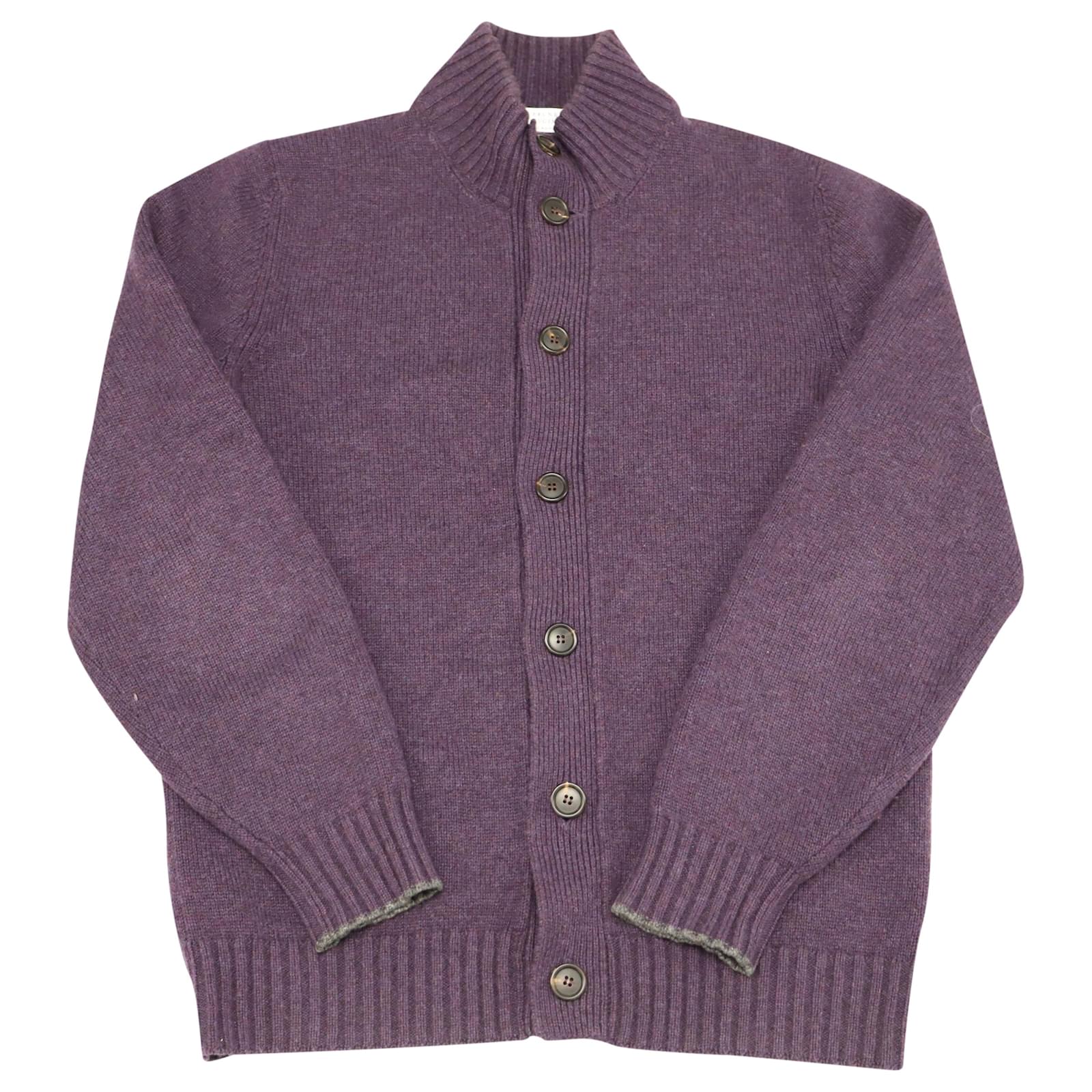 Brunello Cucinelli Cashmere Sweater in Purple