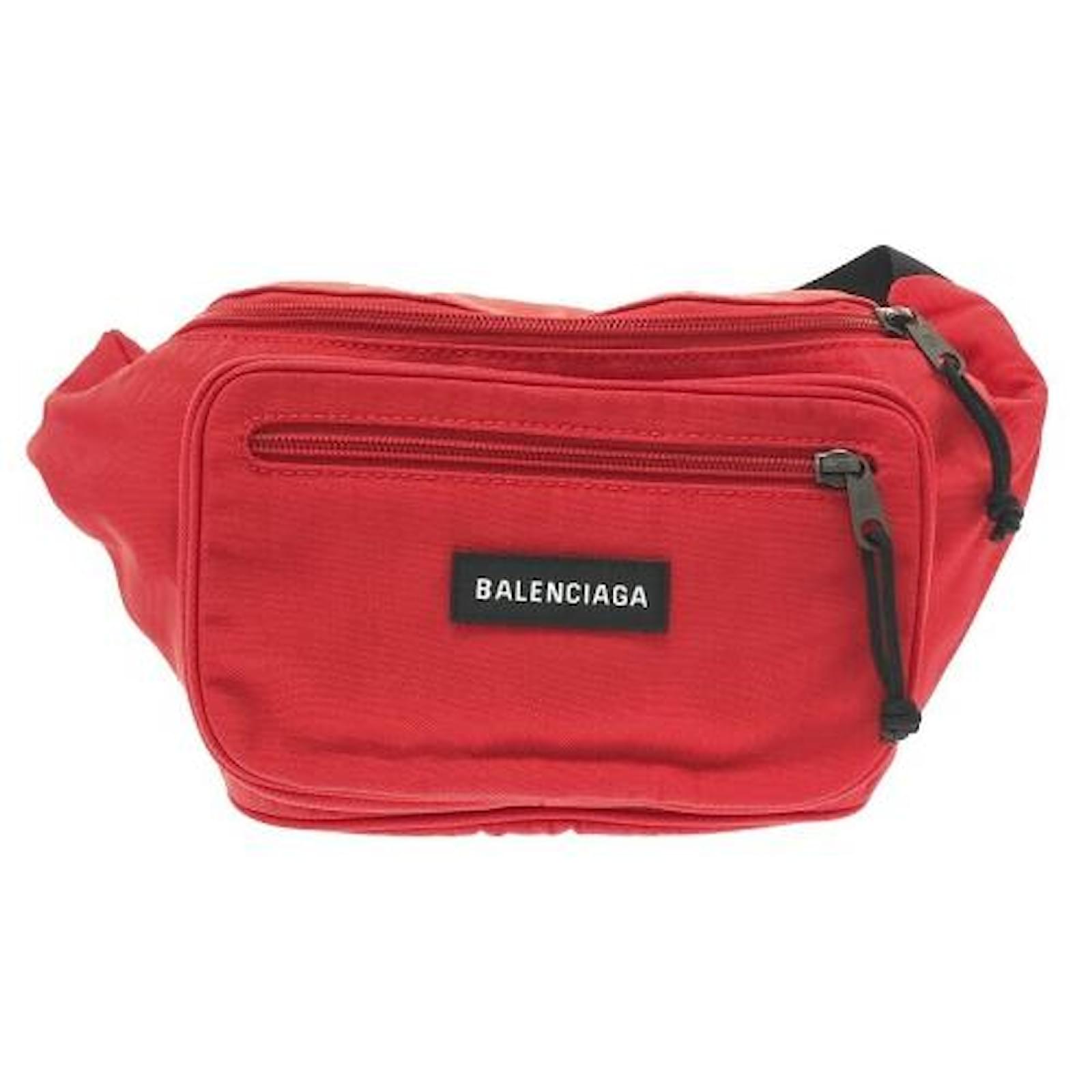 Balenciaga Explorer Belt Pack Red Nylon ref.867282 Joli Closet