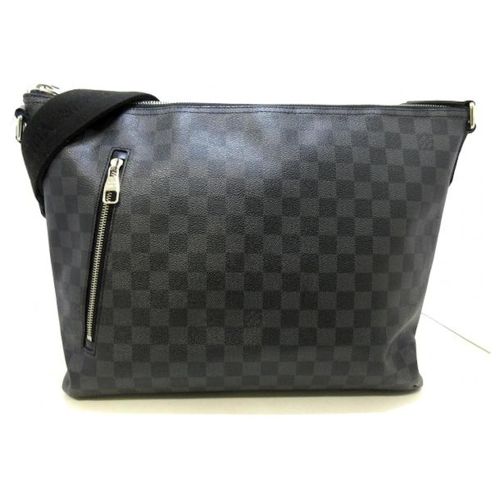 Louis Vuitton Mick MM Crossbody Messenger Bag In Damier Graphite Canvas