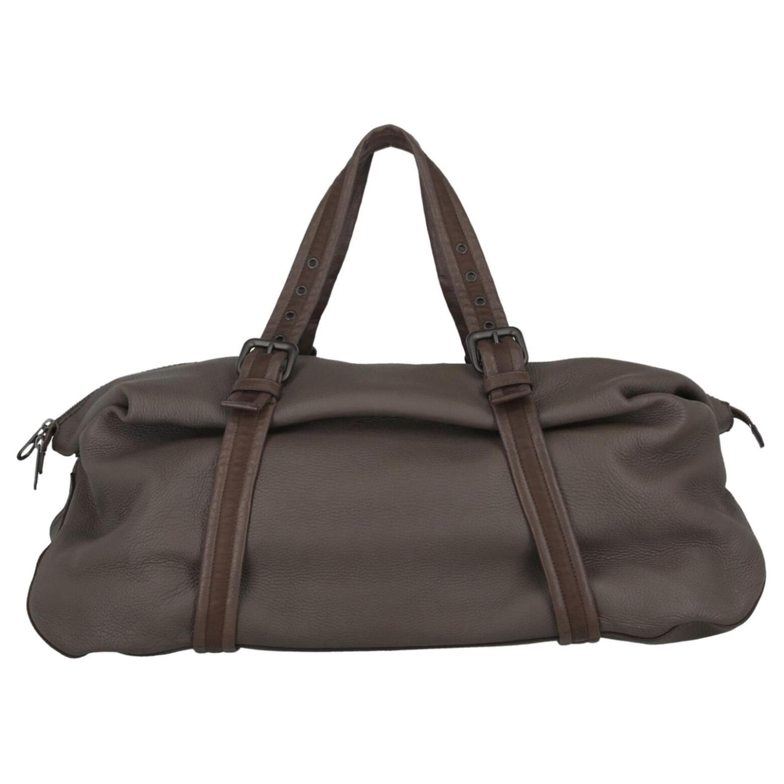 Bottega Veneta Duffle Bag aus Leder Braun ref.868584 Joli Closet