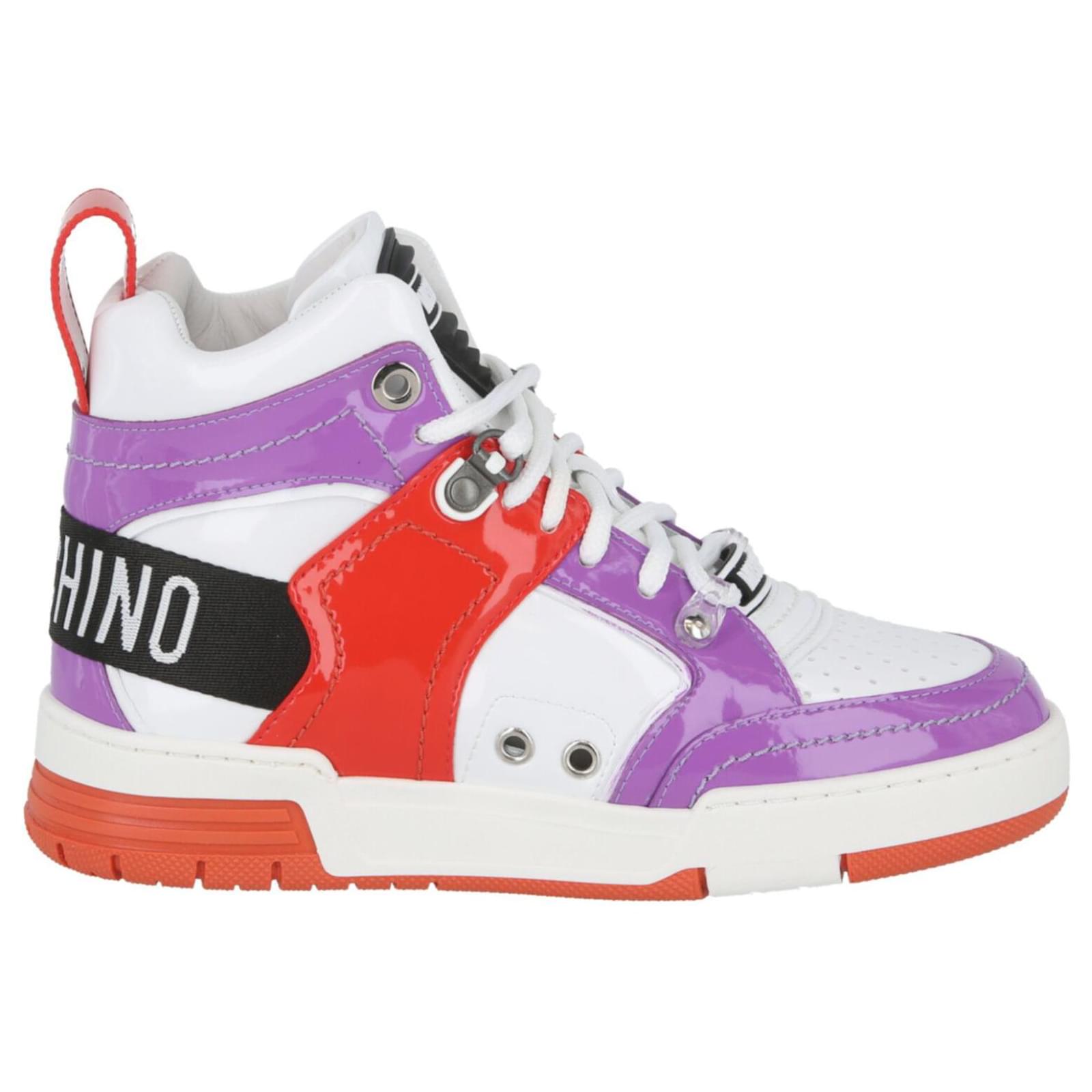 Moschino Streetball High-Top Sneakers - Blue