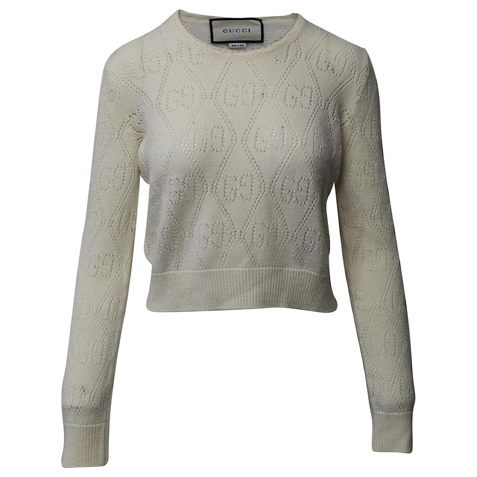 Gucci on sale crop sweater