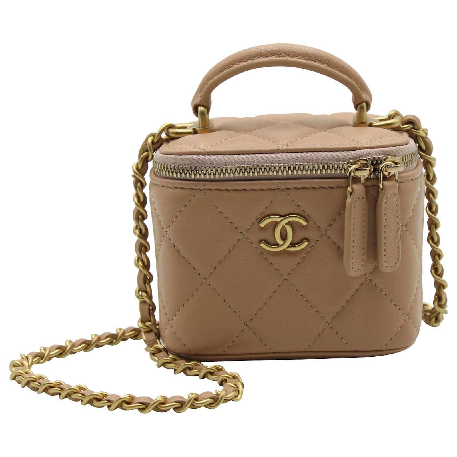 chanel mini vanity case handbag