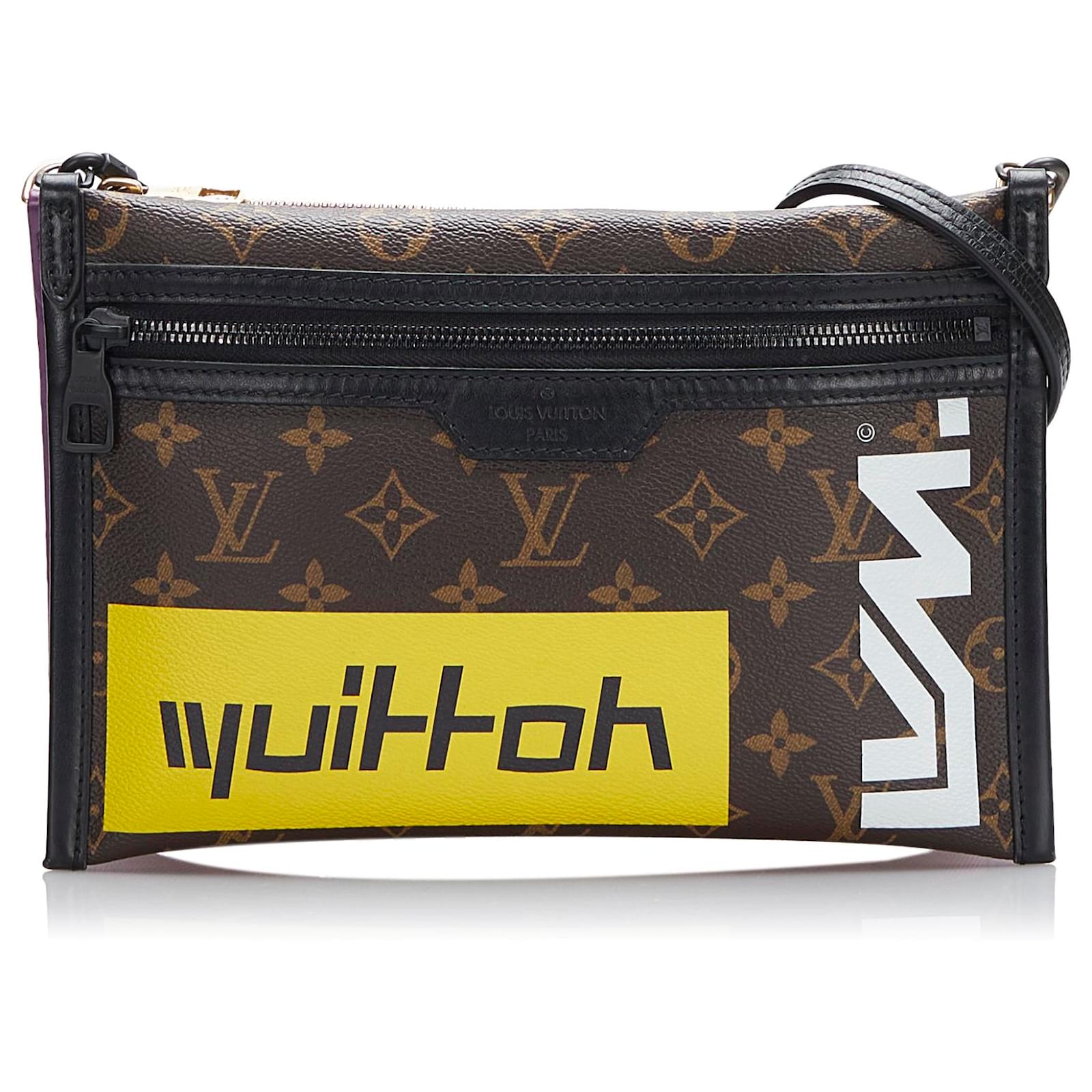 Louis Vuitton Monogram Double Flat Messenger Bag - Brown Messenger