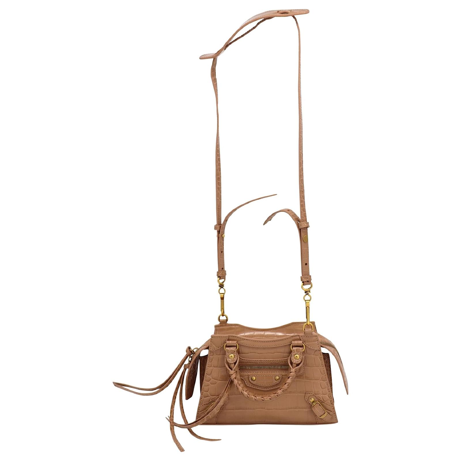 Balenciaga Women's Neo Classic Small Handbag - Brown - Shoulder Bags