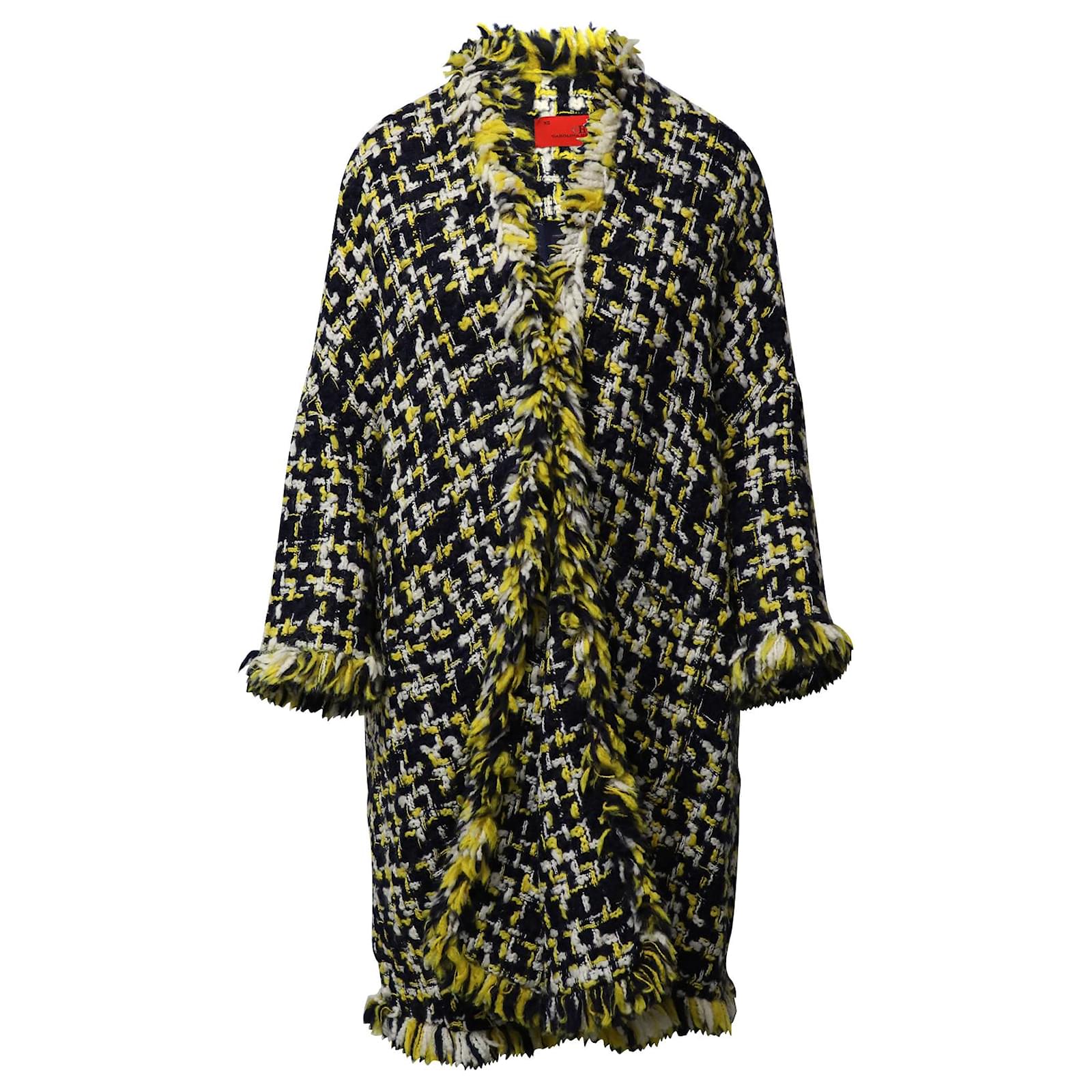 Manteau En Laine Multicolore SONIA RYKIEL - Taille 38fr, état Très Bon - Vintage ?