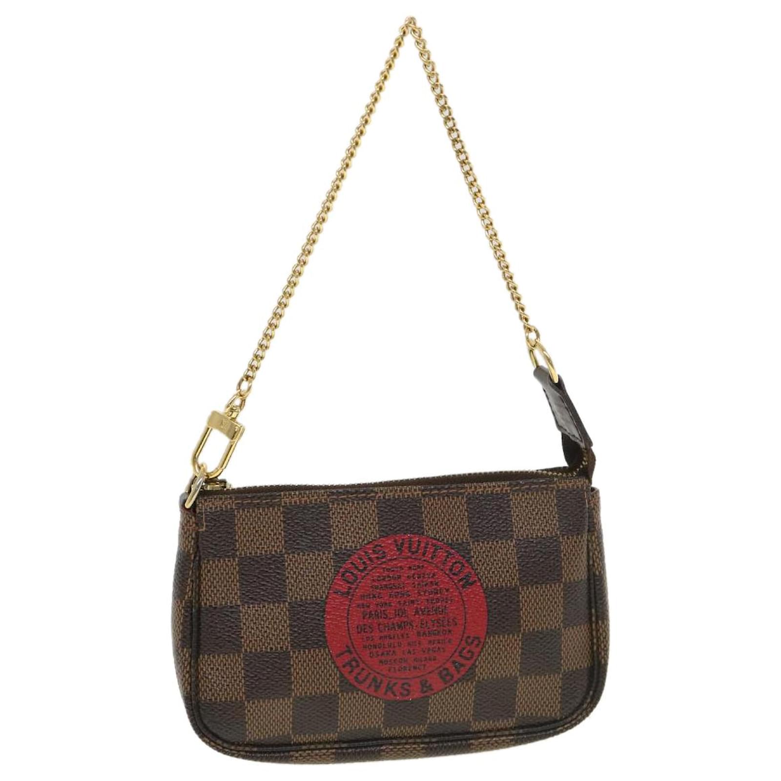 Louis Vuitton Mini Pochette Accessoires Brown Damier Ebene