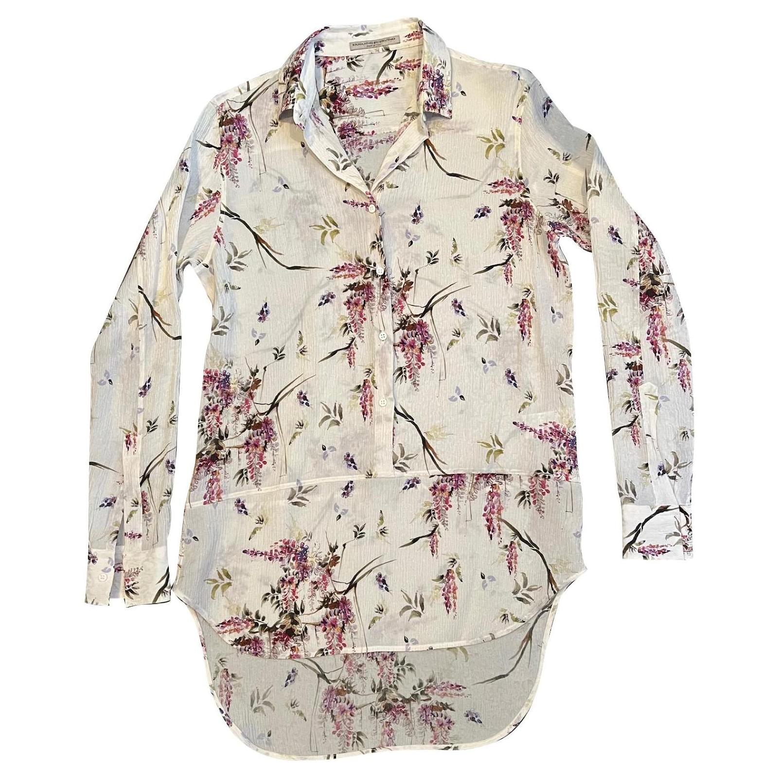 Ermanno Scervino Silk Shirt White ref.872908 - Joli Closet