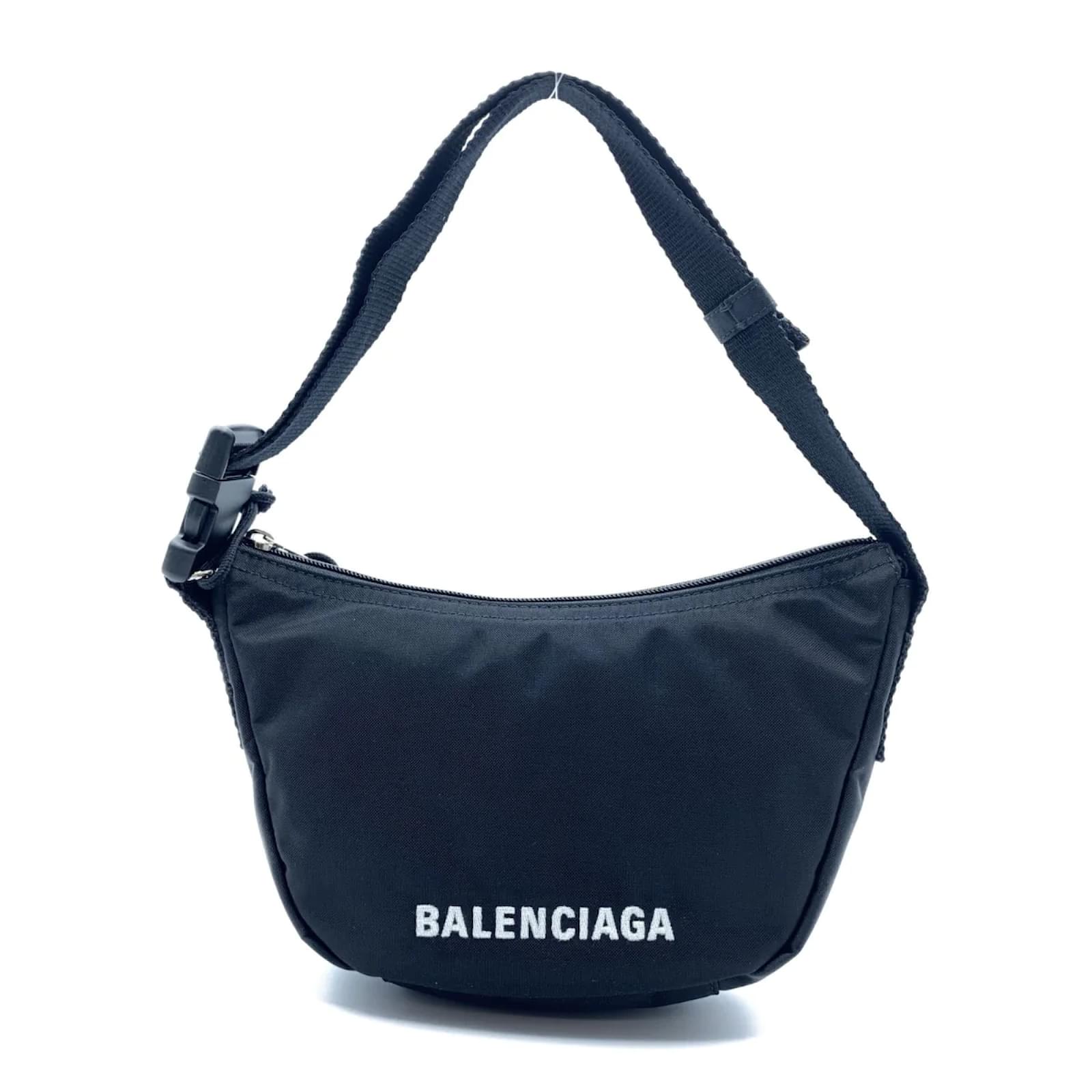 Balenciaga Nylon Wheel Shoulder Bag 661926 Blue Cloth ref