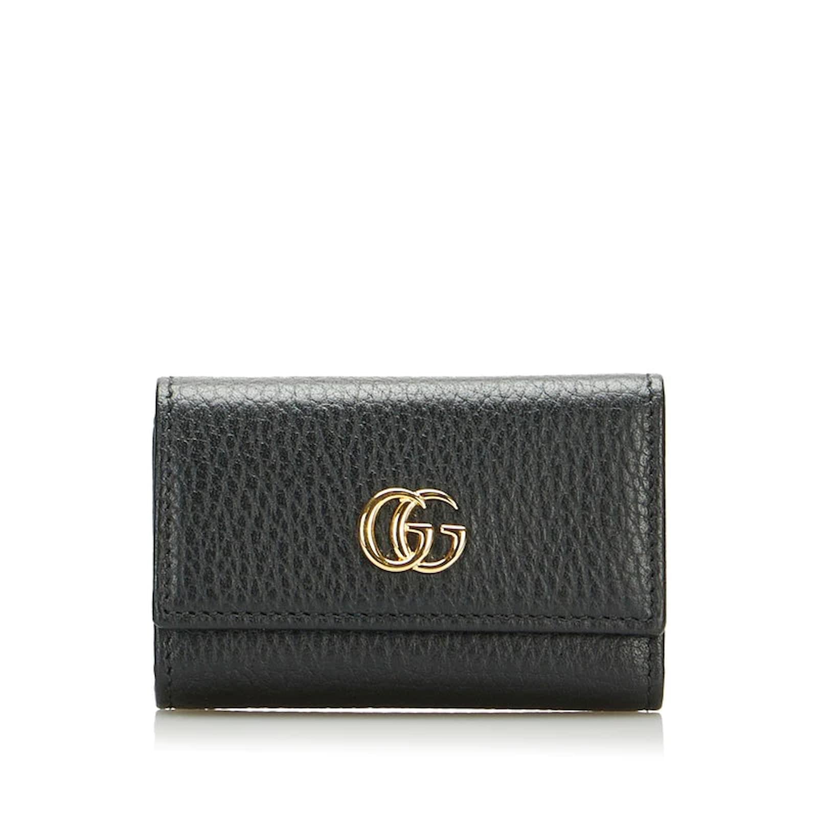 Gucci, Accessories, Gg Marmont Leather Key Case