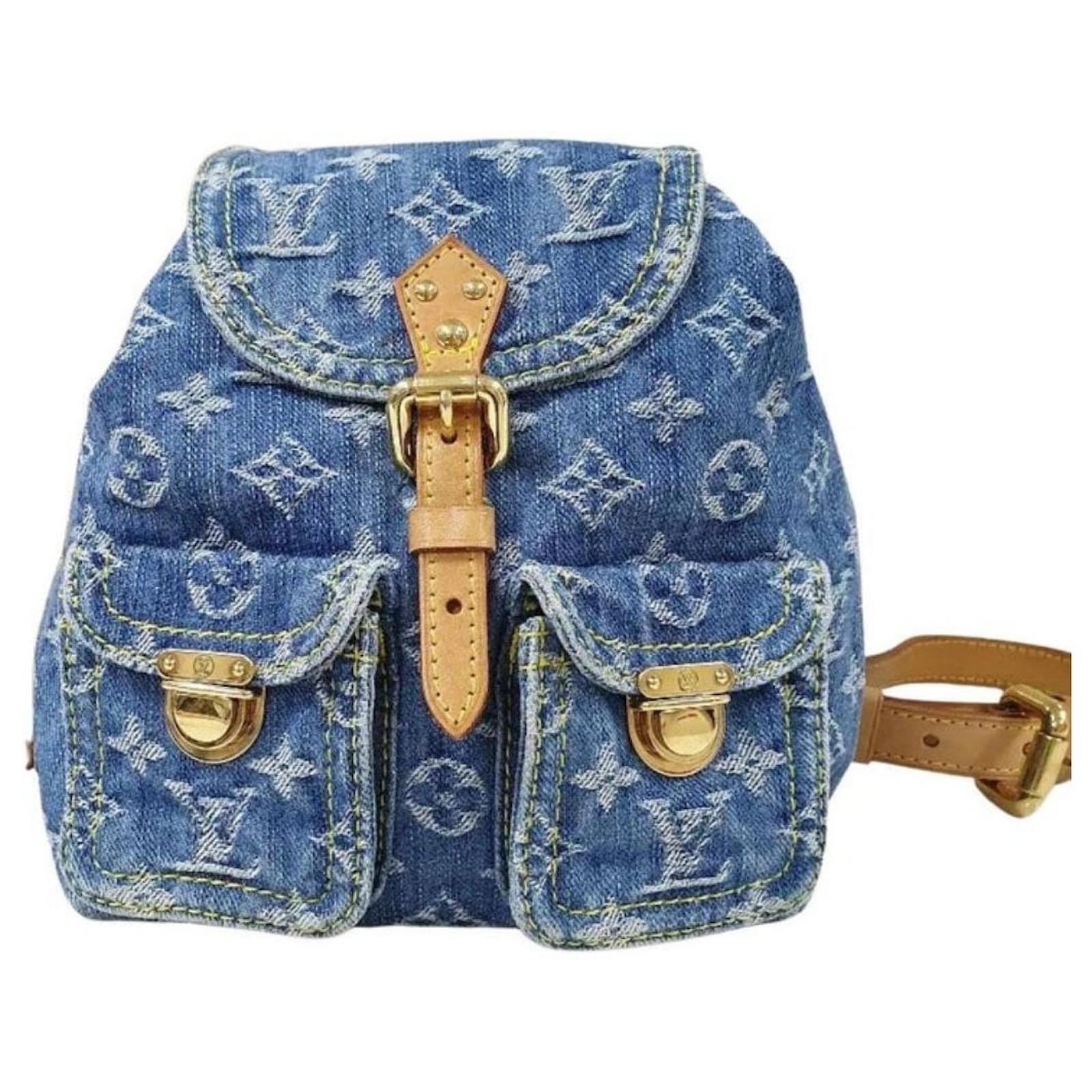 Louis Vuitton - Mini Monogram Blue Backpack