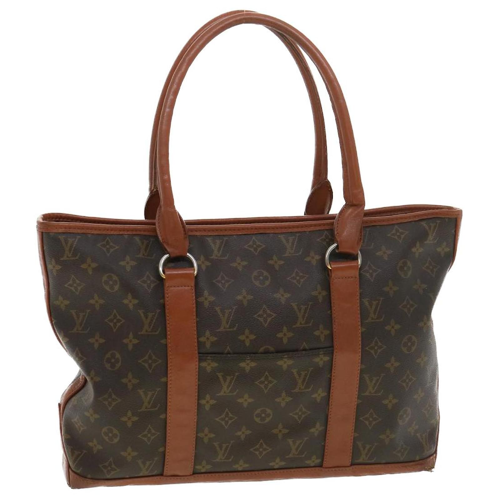 LOUIS VUITTON Monogram Sac Weekend PM Tote Bag M42425 LV Auth rd5428 Cloth  ref.987290 - Joli Closet