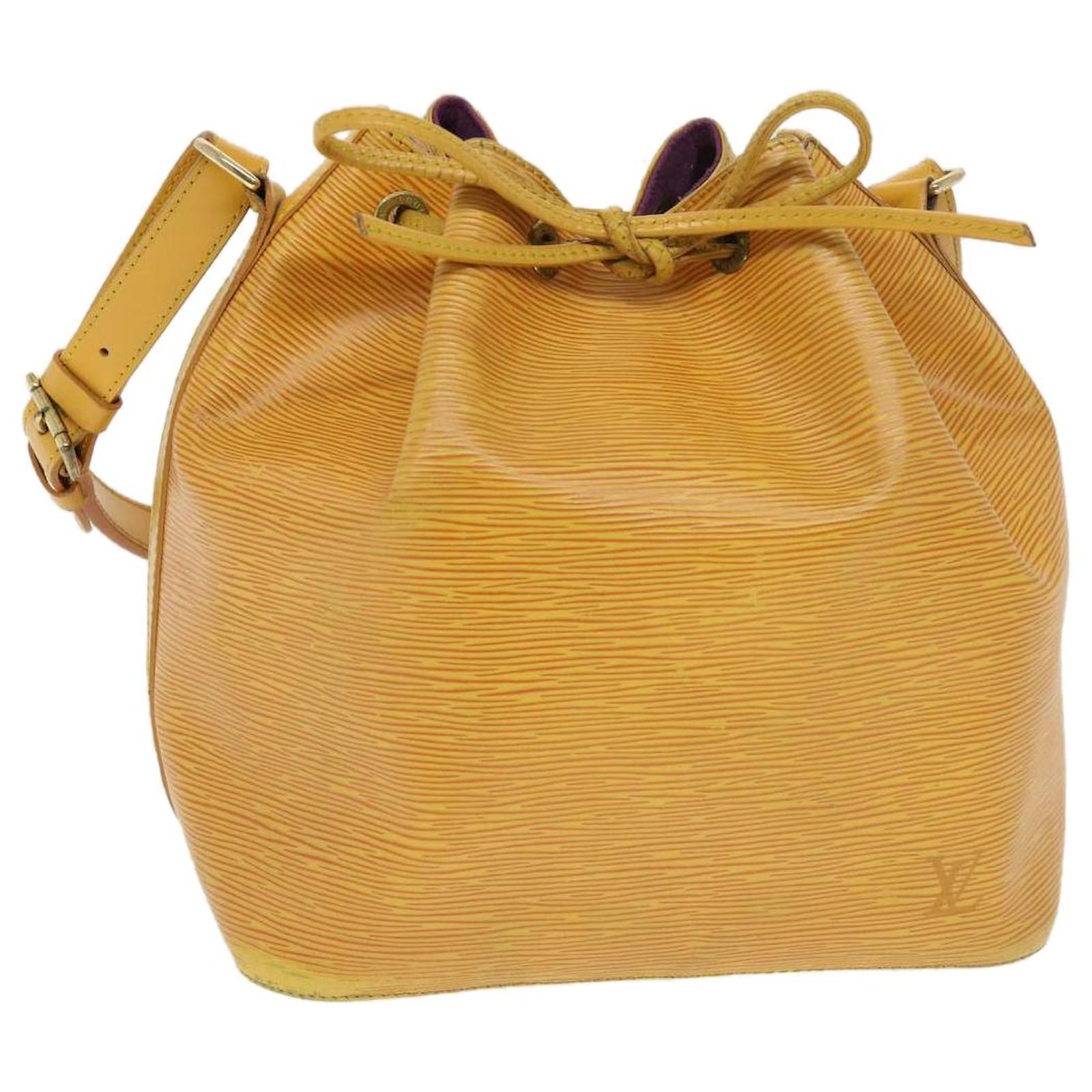 Louis Vuitton Epi Petit Noe Jaune Tassil