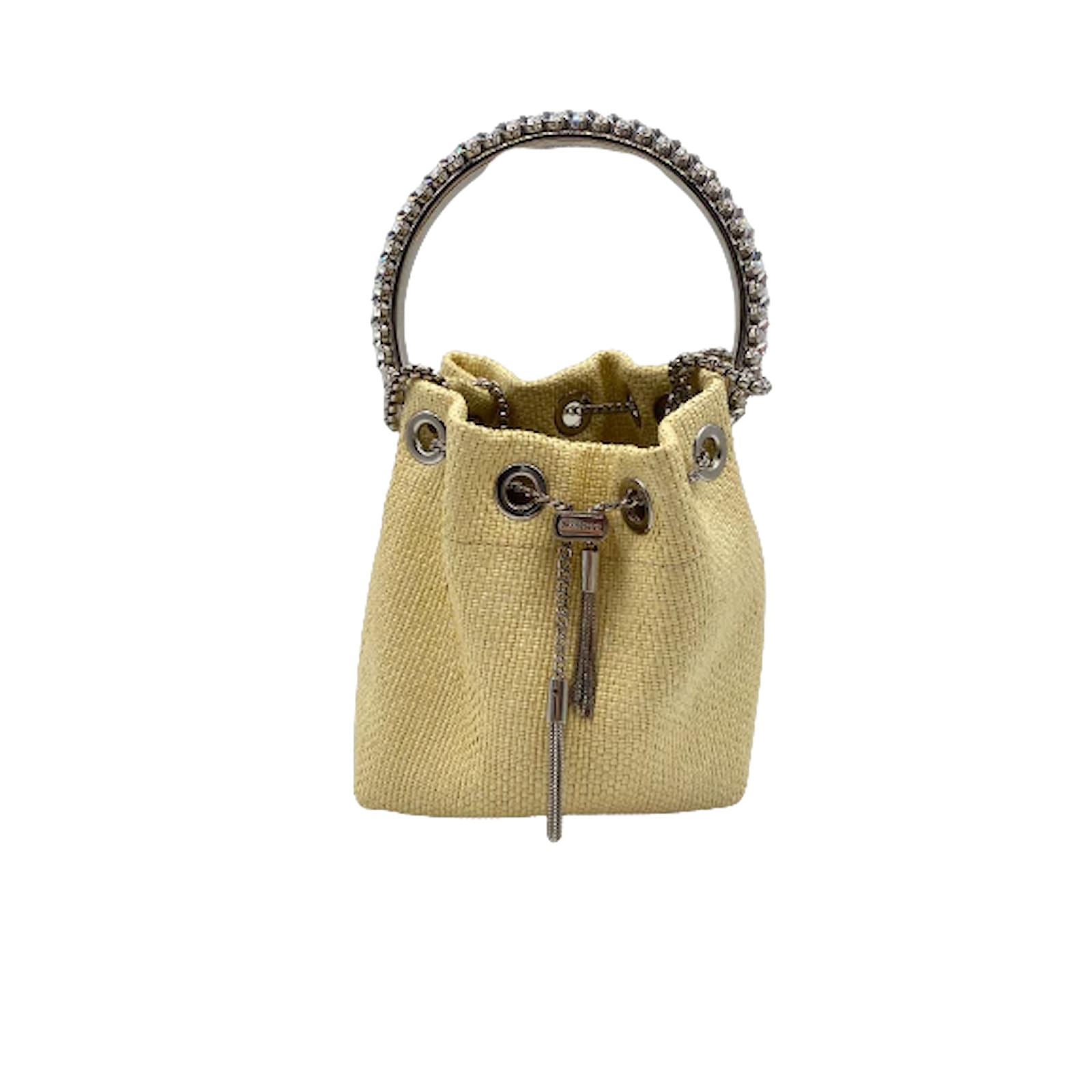 JIMMY CHOO Handbags T. SYNTHETIC Yellow ref.874611 Joli Closet