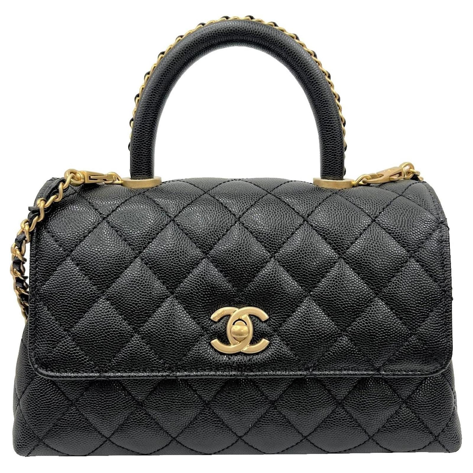 Chanel Coco Handle Black Caviar