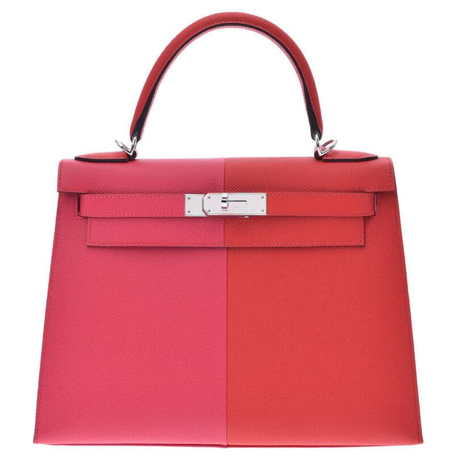 Hermes Craie 25cm Kelly Epsom Sellier Gold Hardware - Chicjoy