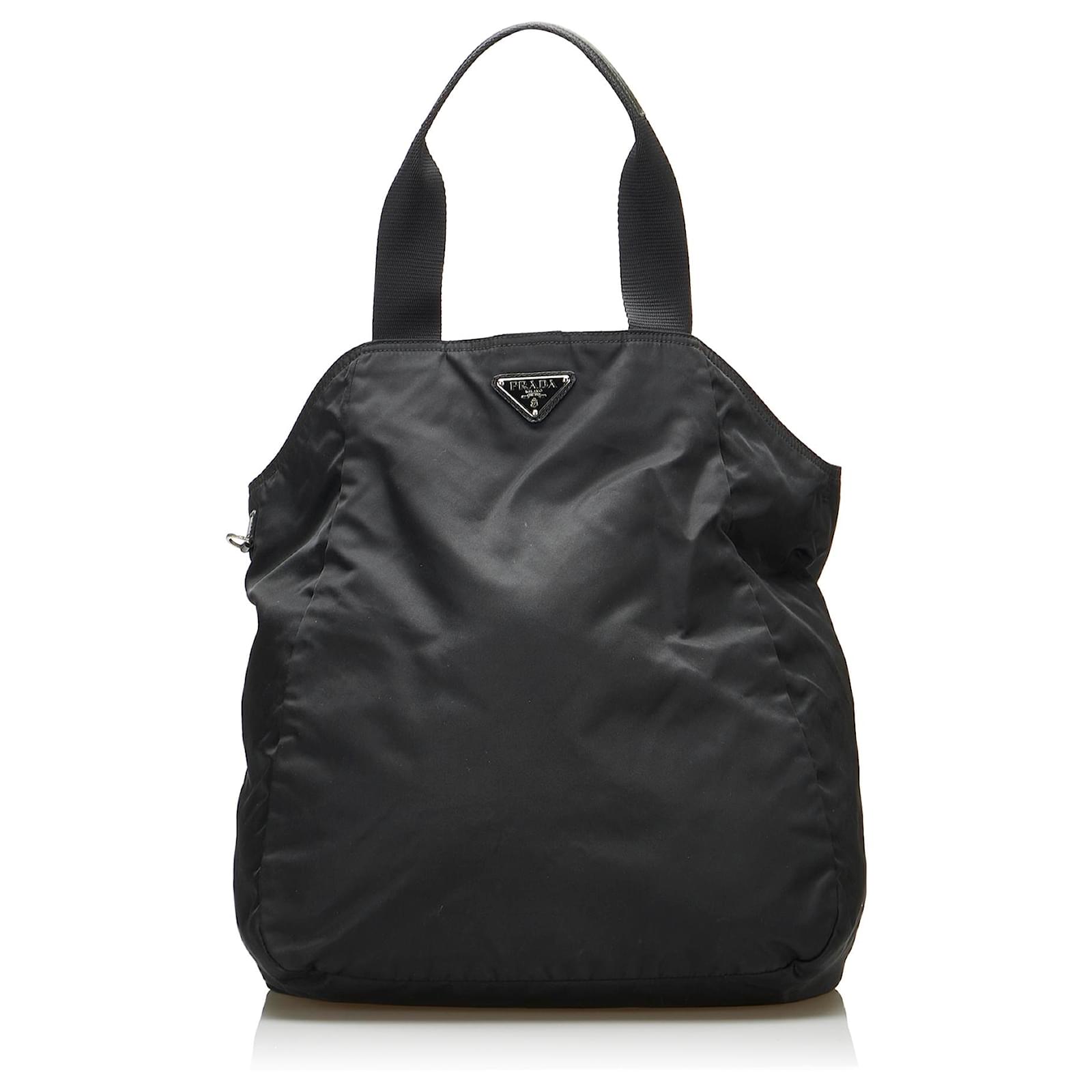 Prada Black Tessuto Satchel Nylon Cloth ref.874989 - Joli Closet