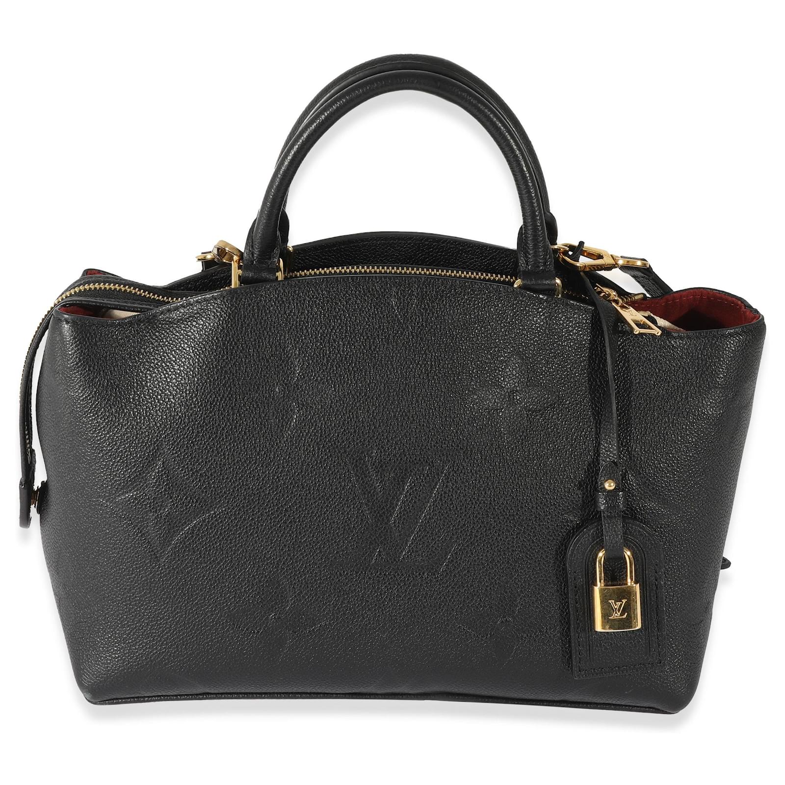 LOUIS VUITTON Monogram Mahina Bella Shoulder Bag Black M57070 LV