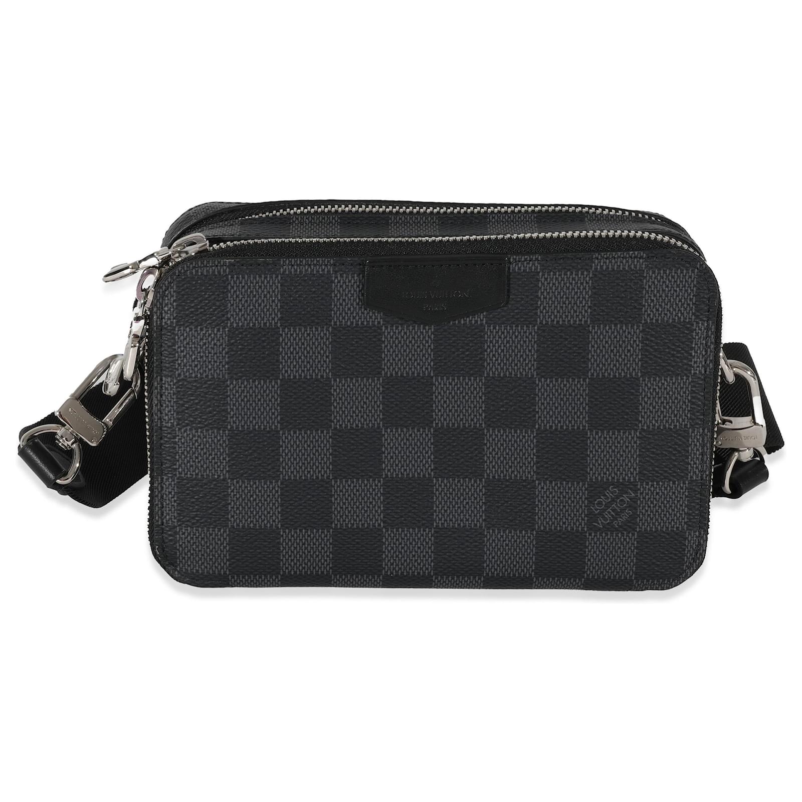 Louis Vuitton Damier Graphite Canvas Alpha Wearable Wallet Black Cloth  ref.875888 - Joli Closet