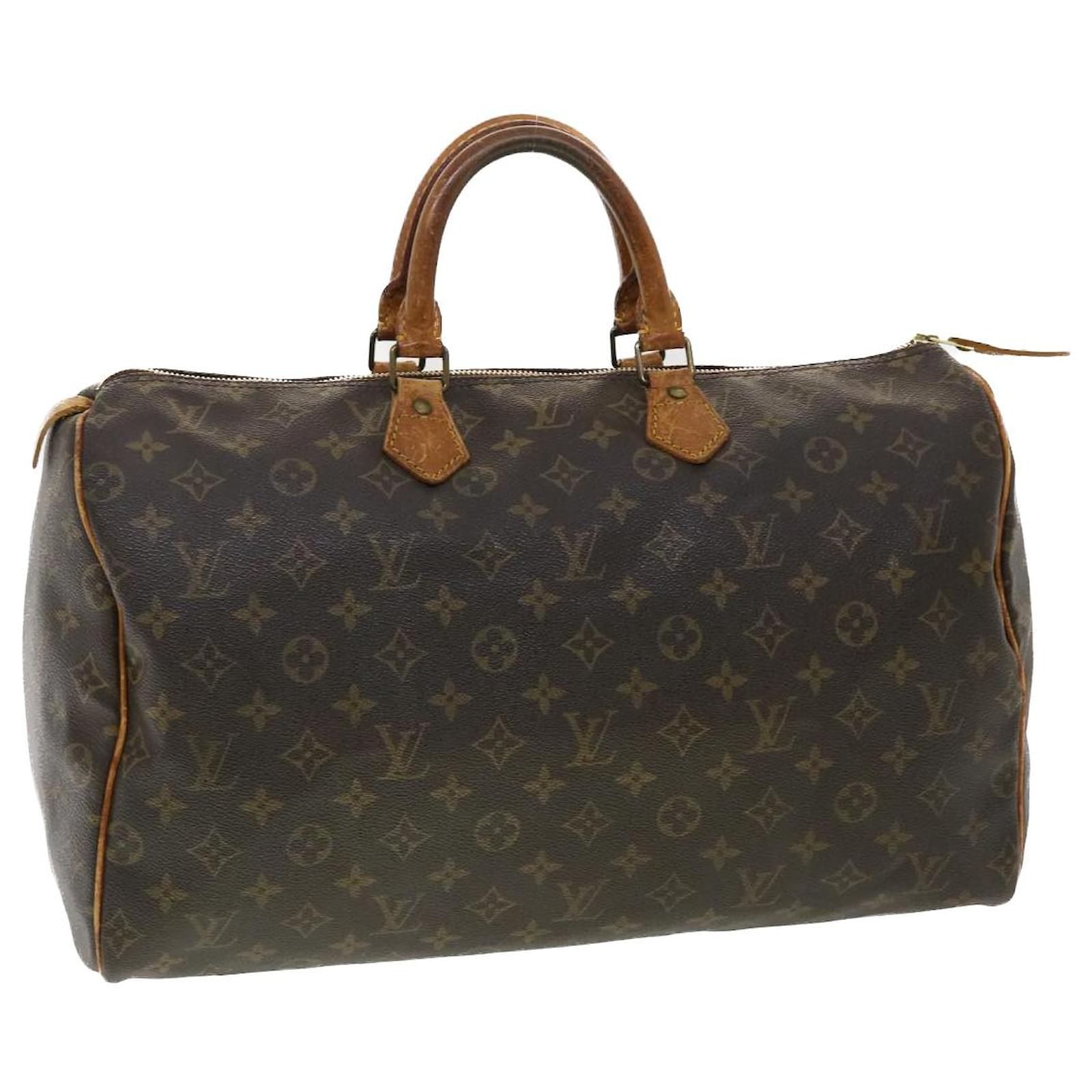 Louis Vuitton Monogram Speedy 40 Hand Bag M41522 LV Auth 39430 Cloth  ref.876216 - Joli Closet