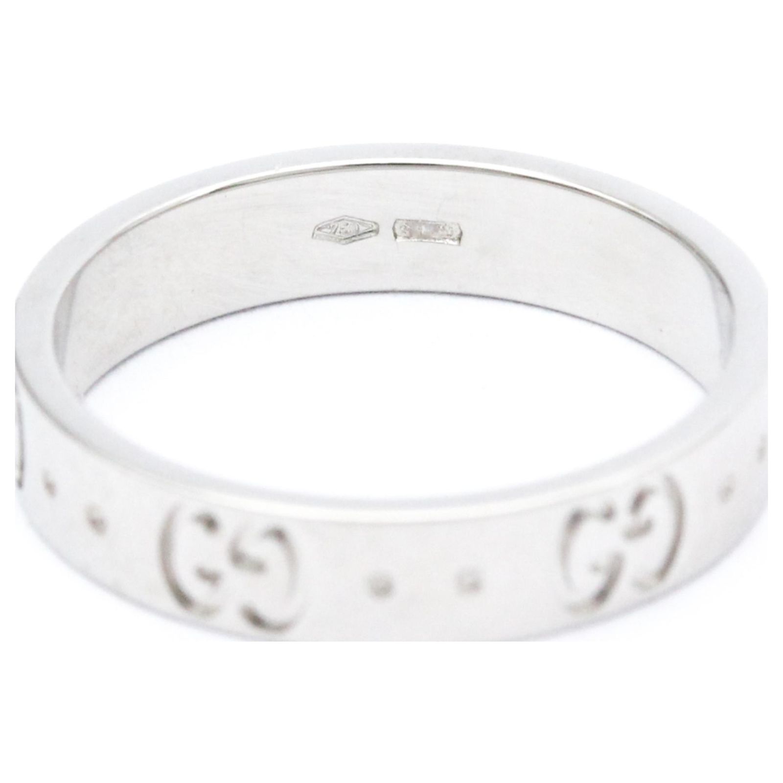 Gucci Icon Silvery White gold ref.876375 - Joli Closet