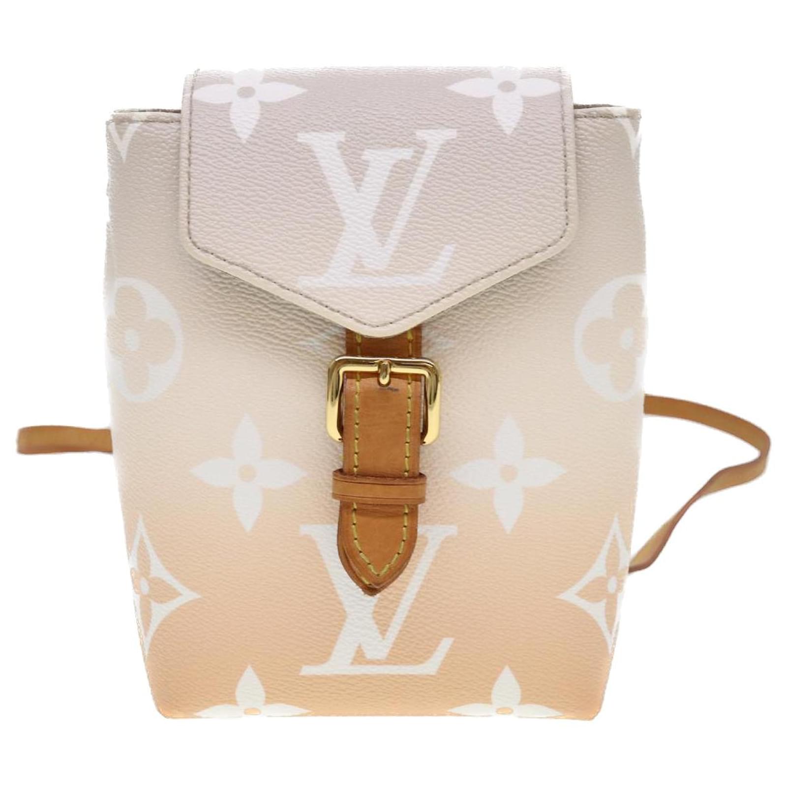 LOUIS VUITTON Monogram By The Pool Tiny Backpack Gris Bloom M45764