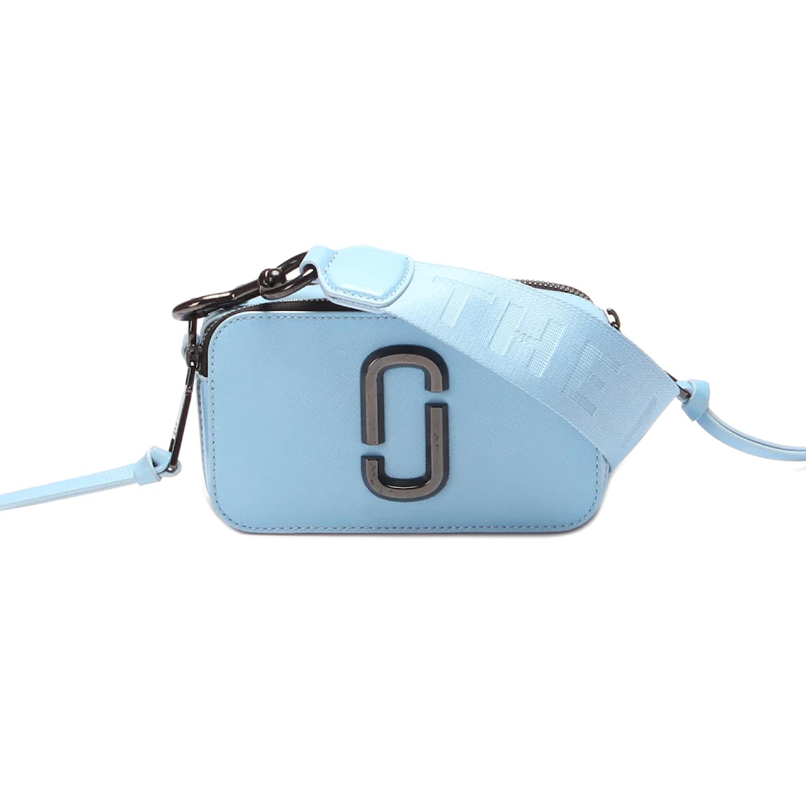 Marc Jacobs Snapshot camera bag Blue Leather Pony-style calfskin