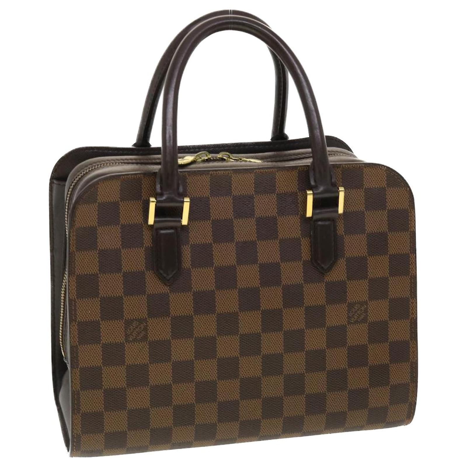 Louis Vuitton Triana Women's Handbag N51155 Damier Ebene (Brown