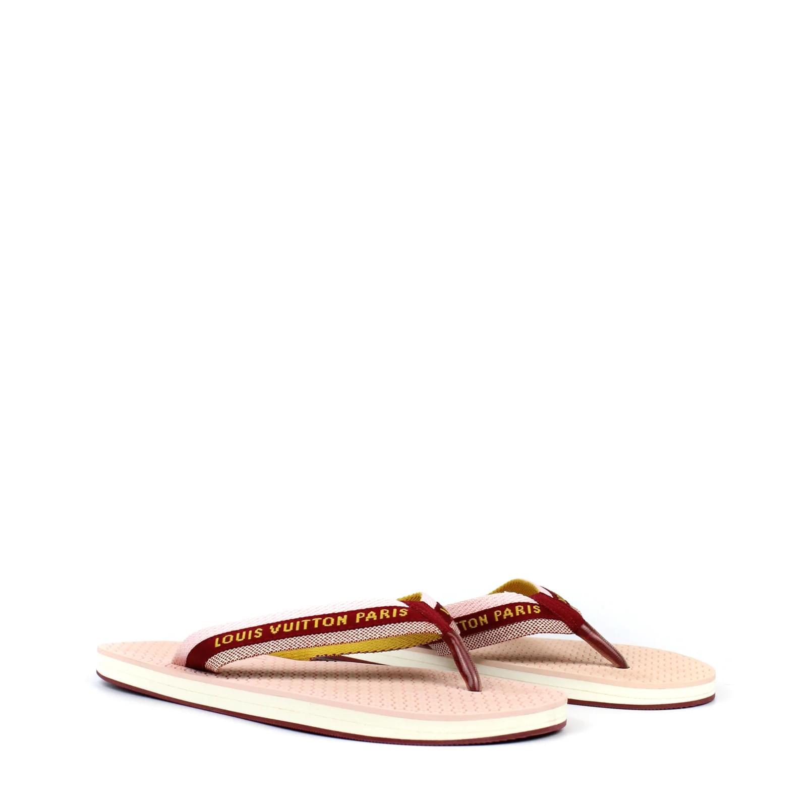 LOUIS VUITTON Sandals T.EU 39 plastic Pink ref.877258 - Joli Closet