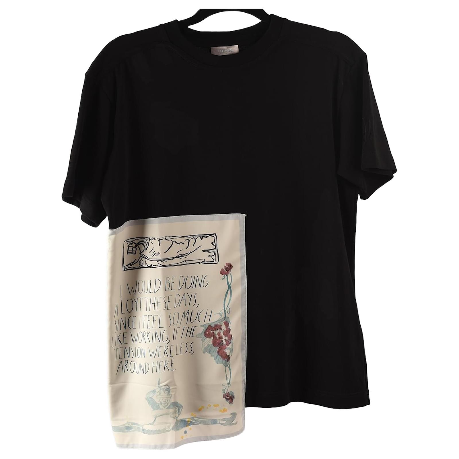 DIOR T-shirts T.International S Cotton Black ref.877324 - Joli Closet