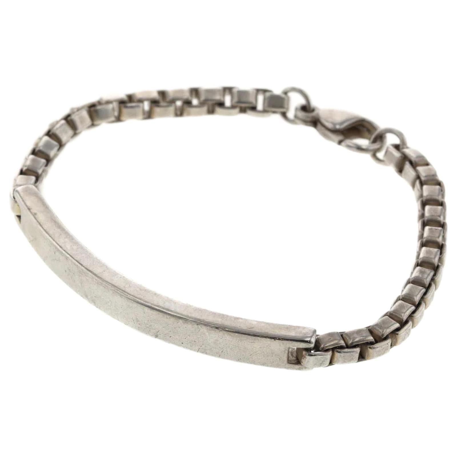 Venetian Link Bracelet in Silver, Size: Small