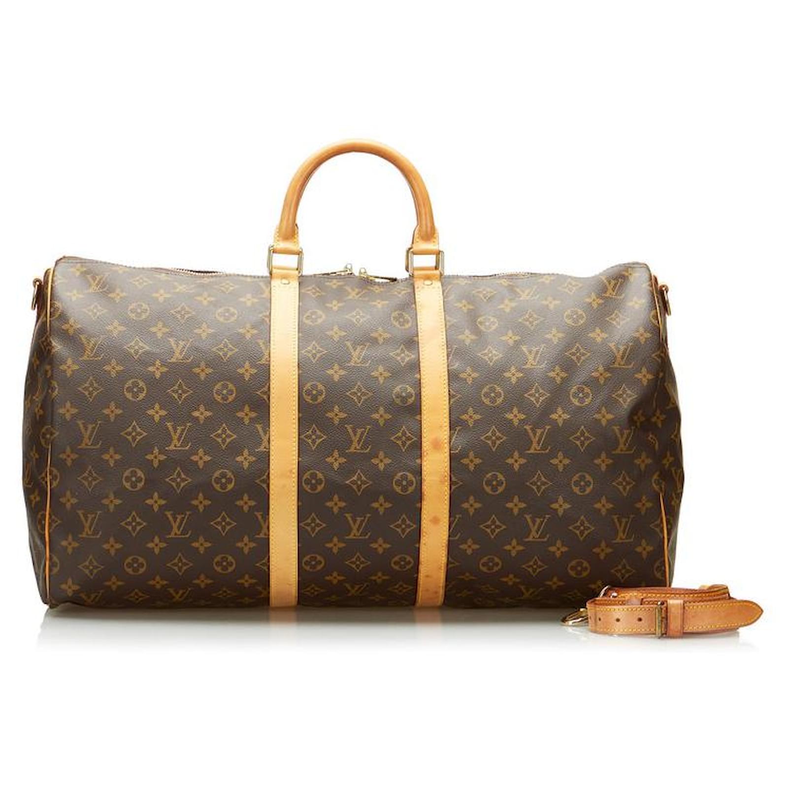 Louis Vuitton Keepall Brown Cloth ref.878128 - Joli Closet