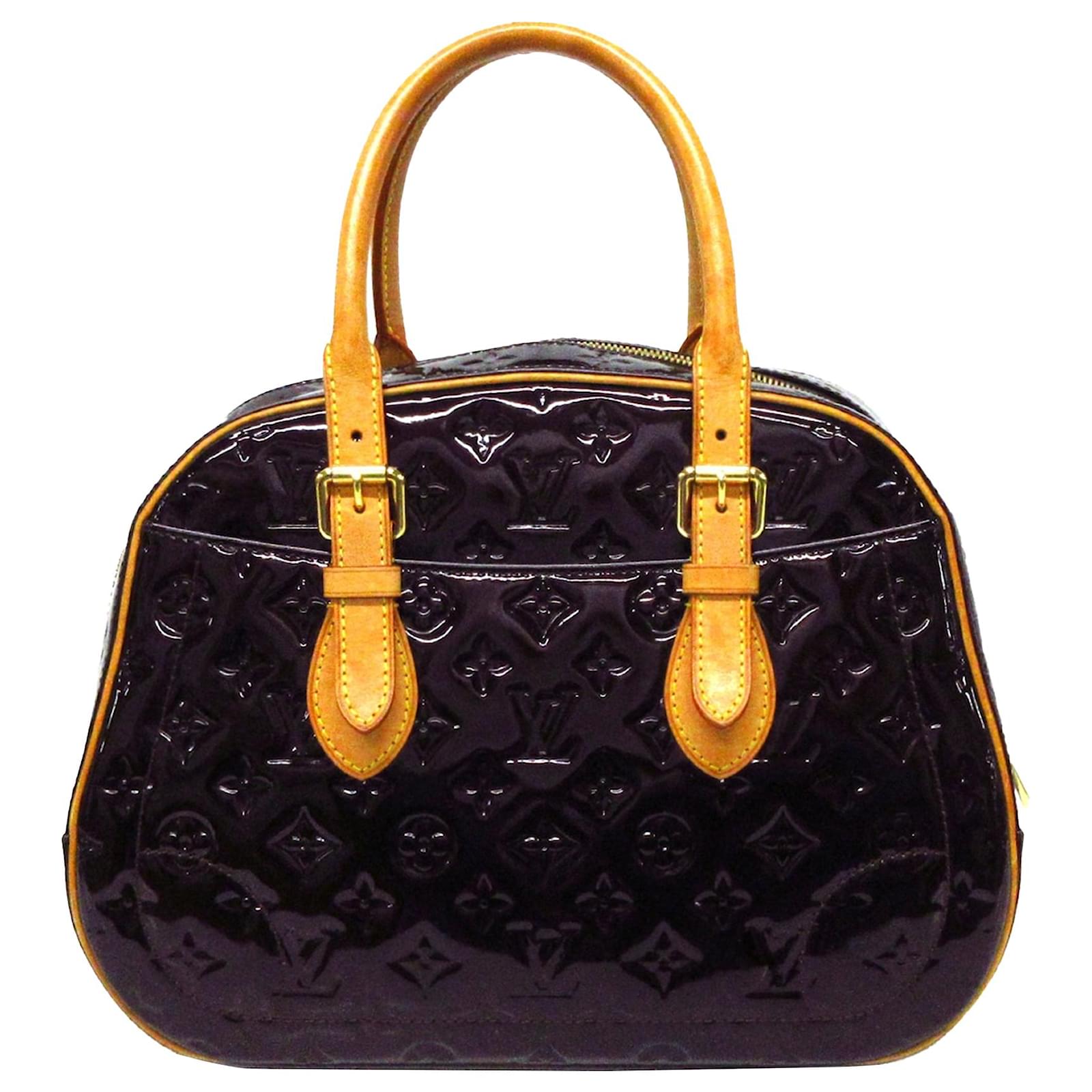 Purple Louis Vuitton Monogram Vernis Summit Drive Handbag