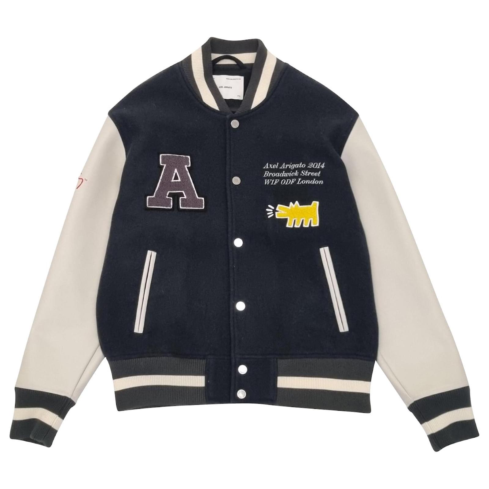 Autre Marque Keith Haring Varsity Bomber Green Wool ref.878681 - Joli ...