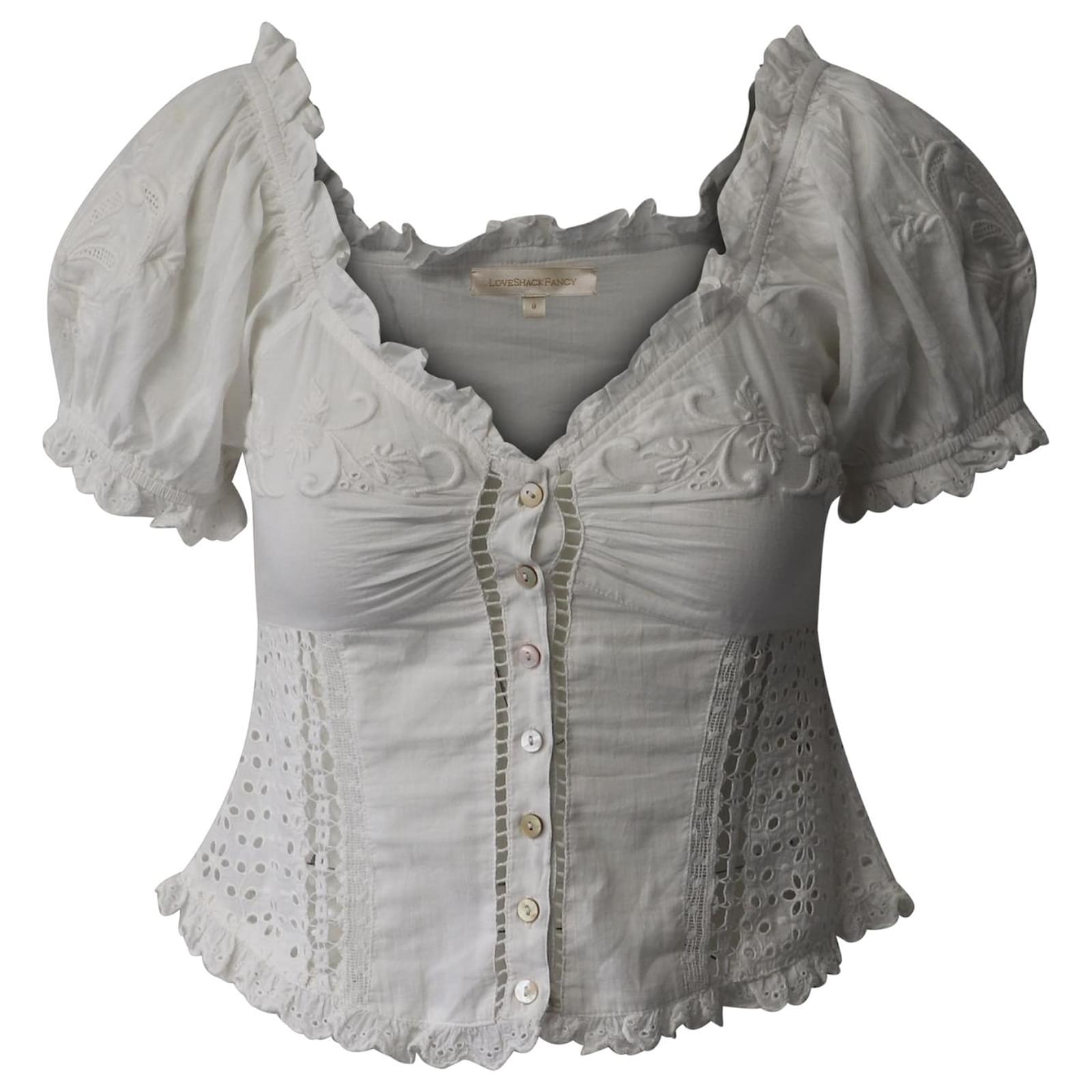 Luisa Cerano T Taupe Broderie Anglaise Blouse 258438 3357 733 main image 1