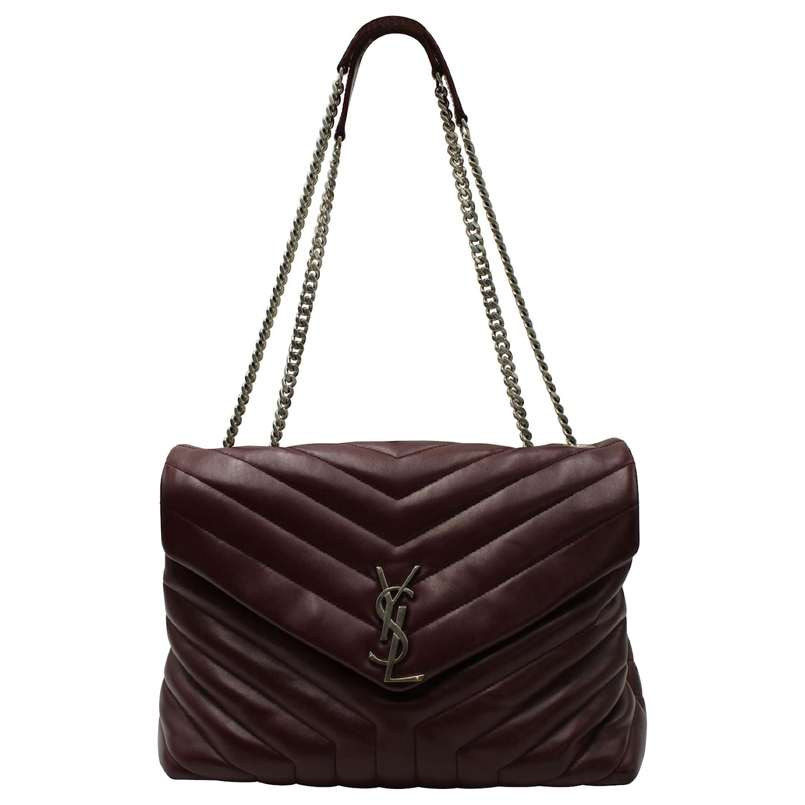 Saint Laurent Loulou Medium Leather Shoulder Bag
