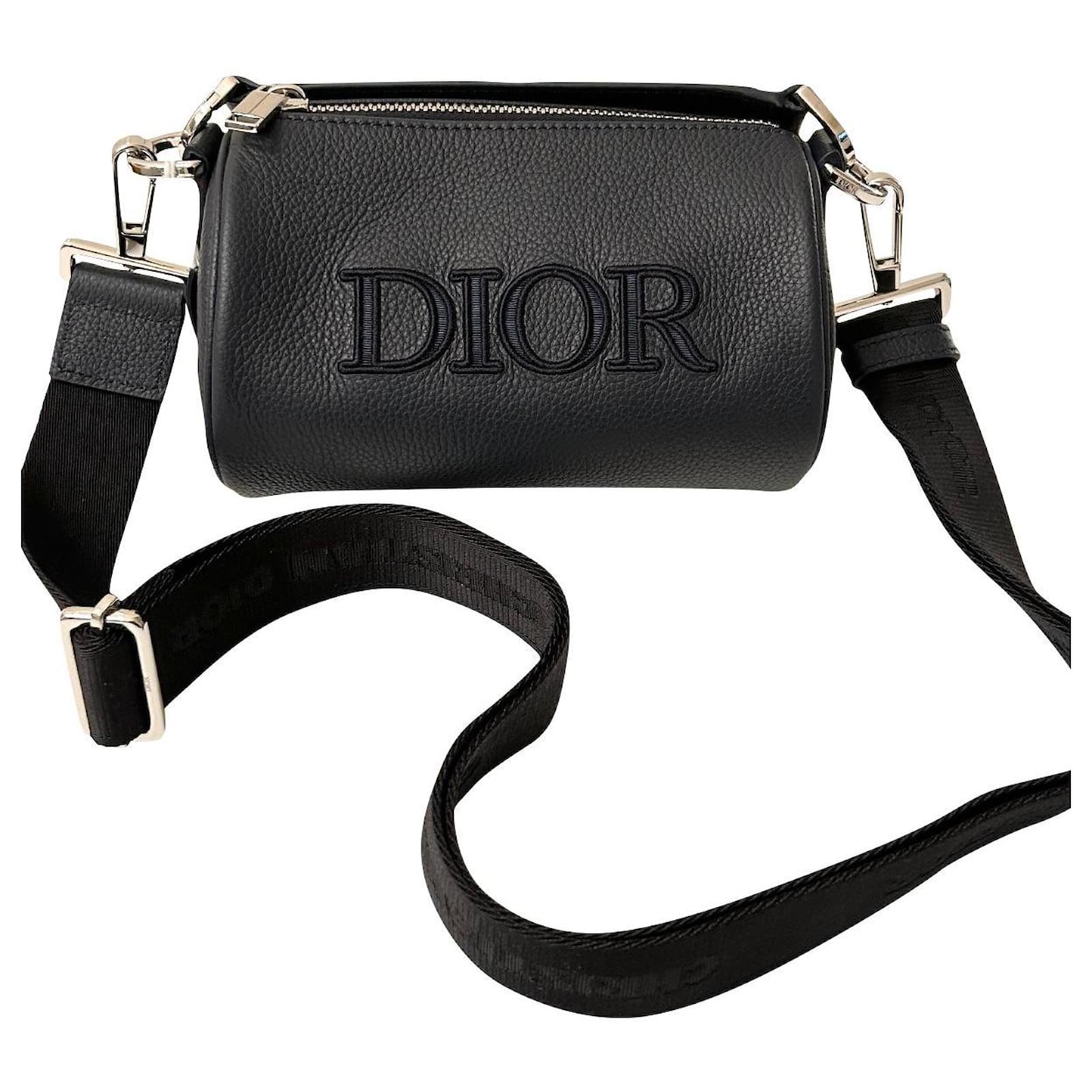 Roller Messenger Bag Black  Mens Dior Shoulder Bags