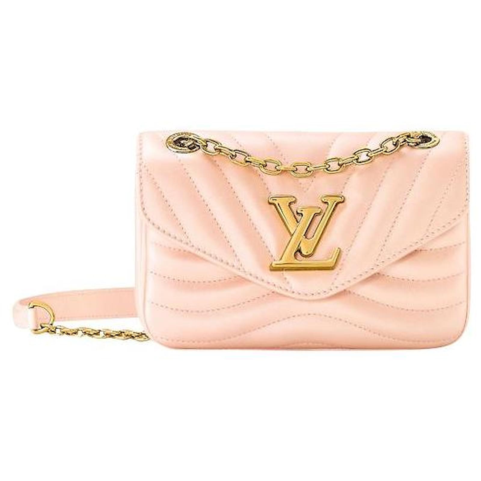 Handbags Louis Vuitton LV New Wave PM Pink Leather