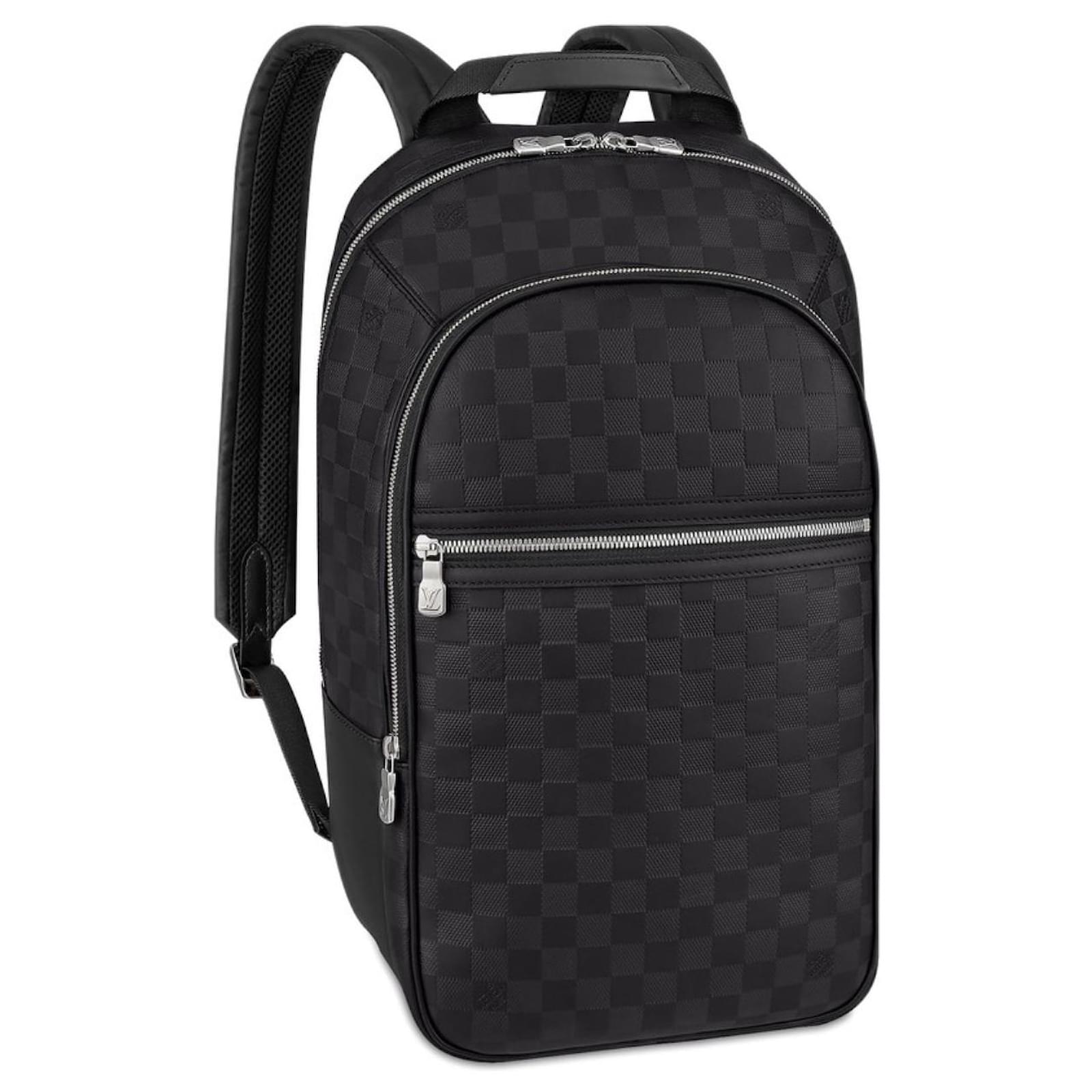 lv leather backpack