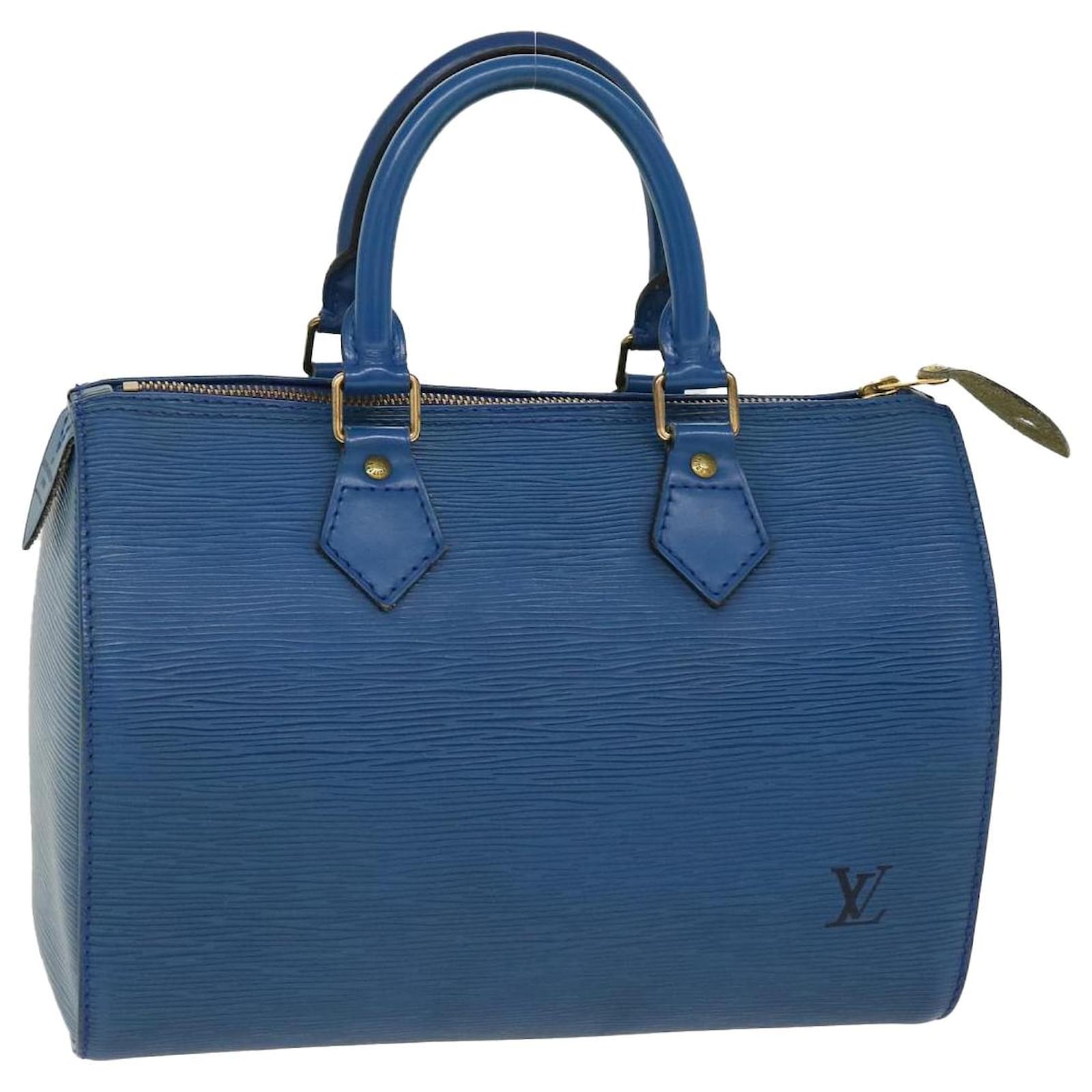 Louis Vuitton Epi Speedy 25 Hand Bag Toledo Blue M43015 LV Auth 39534  Leather ref.881597 - Joli Closet