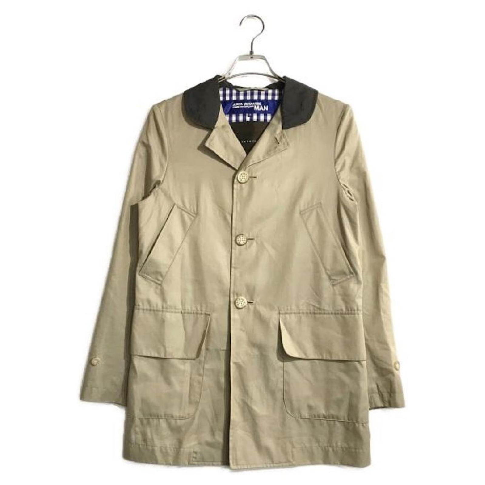 Loewe ****MACKINTOSH × JUNYA WATANABE Beige Coat Cotton ref.881714