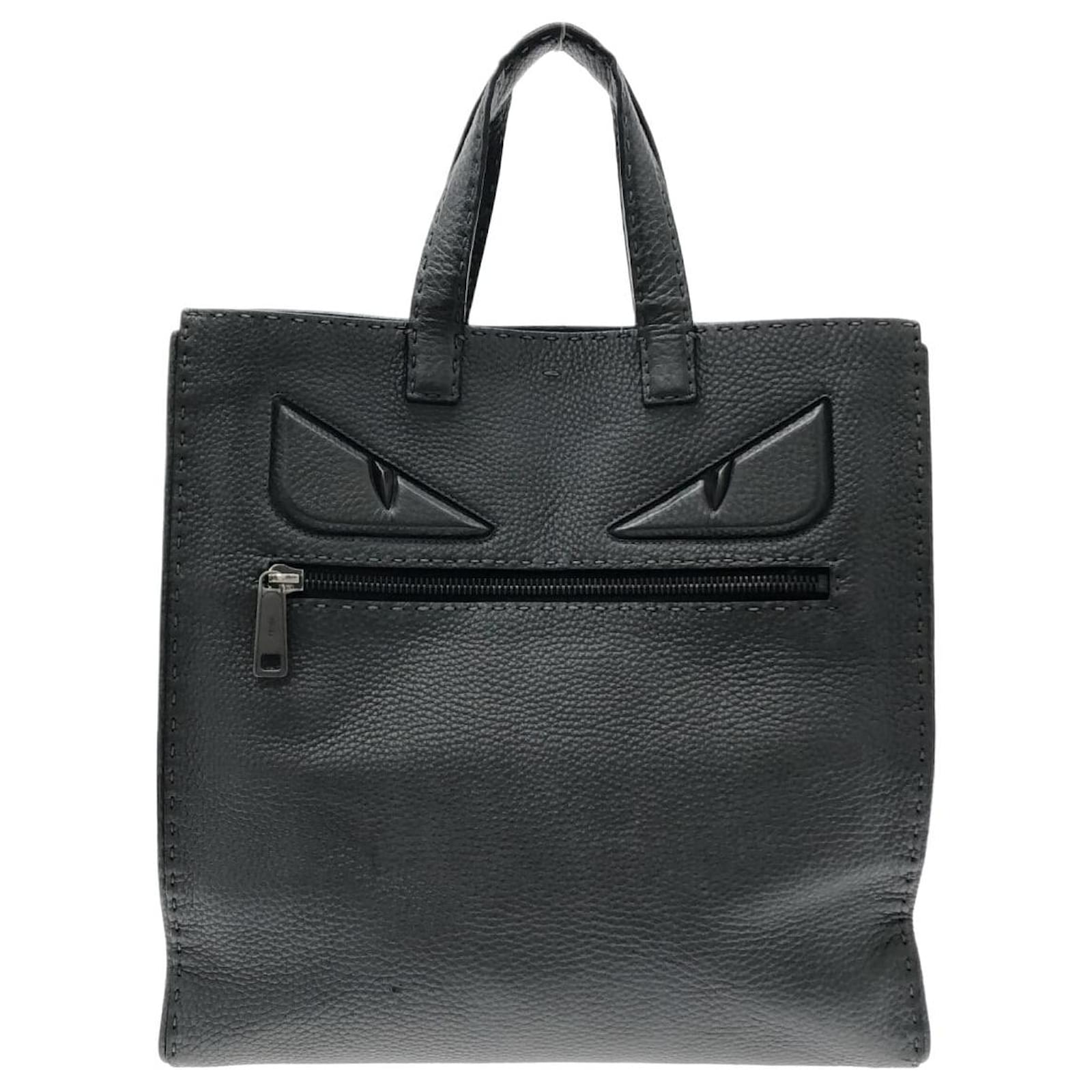 Fendi Bag bugs Black Leather ref.882069 Joli Closet