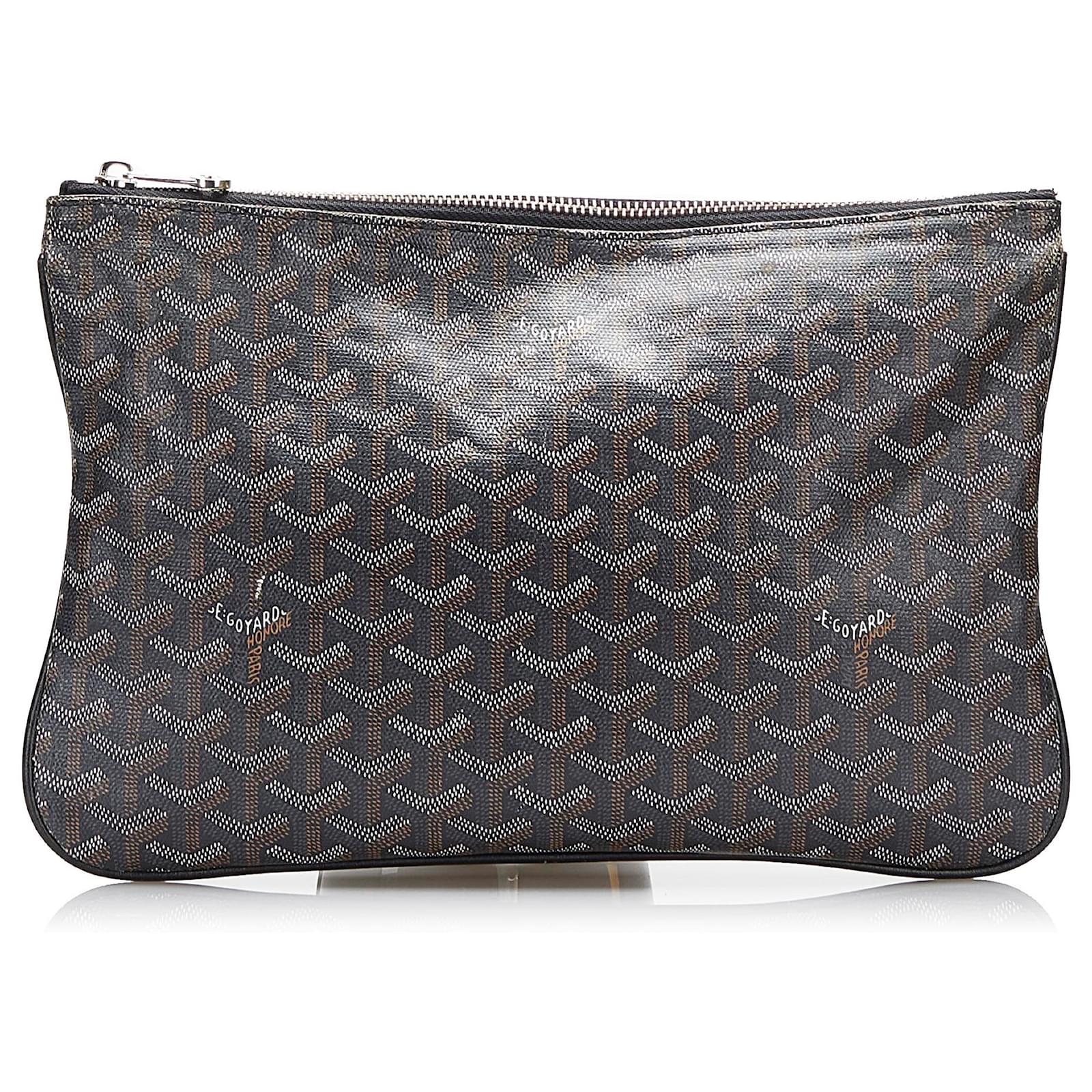 Goyard Gray Goyardine Senat MM Grau Leinwand Tuch ref.882261 Joli Closet