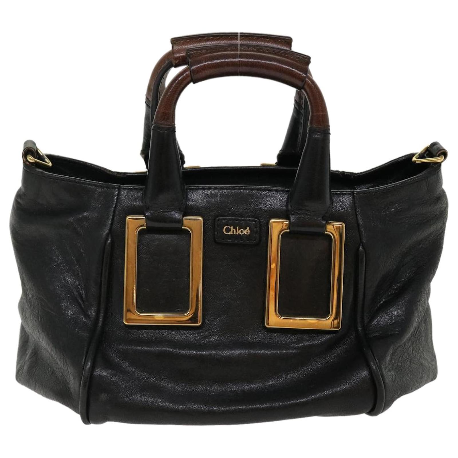Chloé Ethel Black Leather Ref883327 Joli Closet 