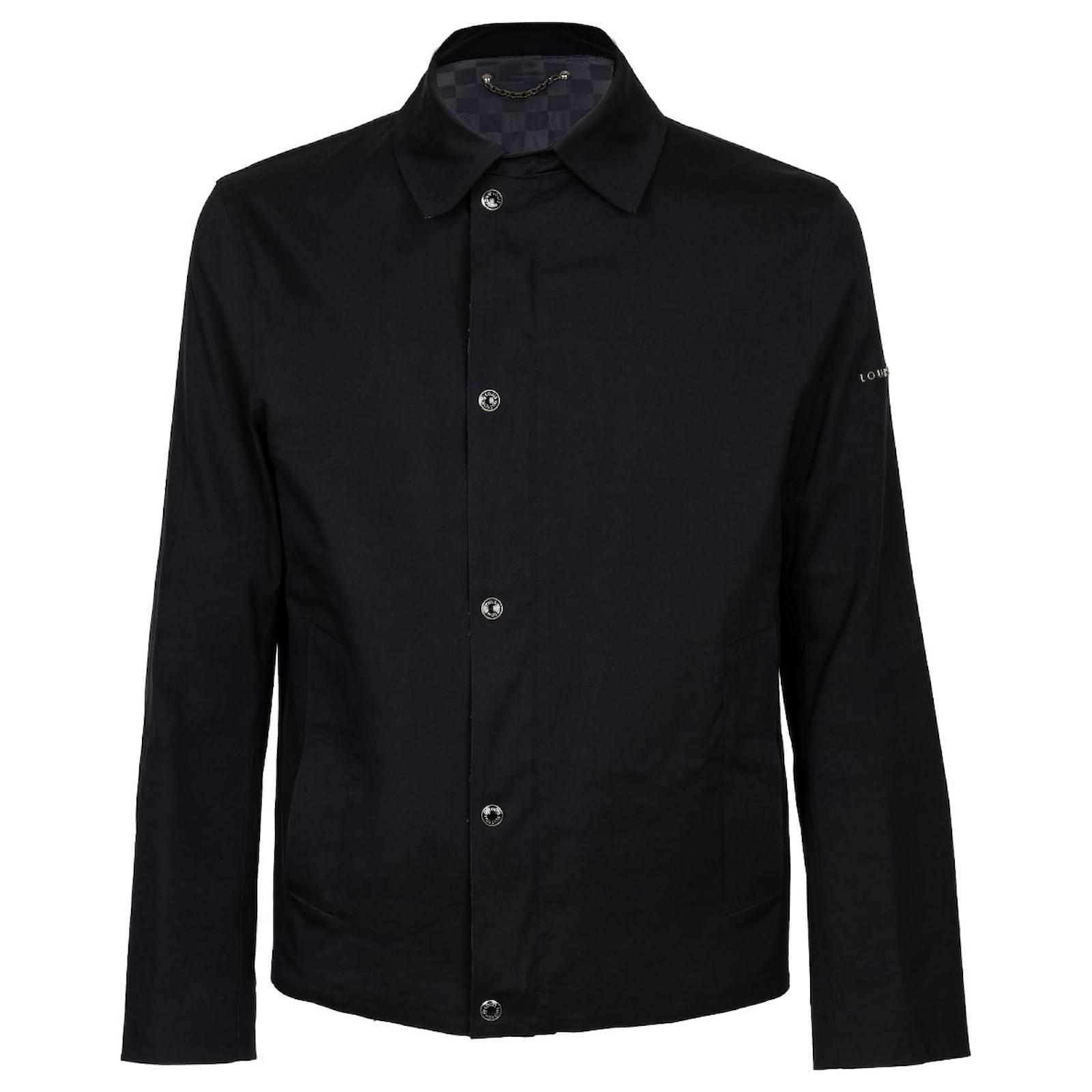Louis Vuitton Damier Workwear Jacket Black Cotton ref.884069 - Joli Closet
