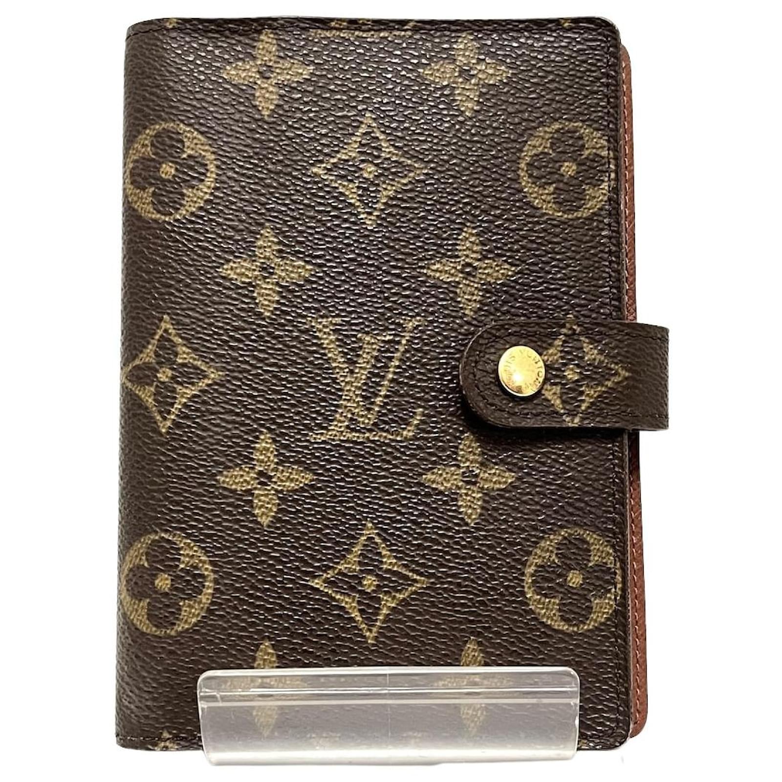 Louis Vuitton COUVERTURE AGENDA FONCTIONNEL PM Brown Leather ref.884776 -  Joli Closet
