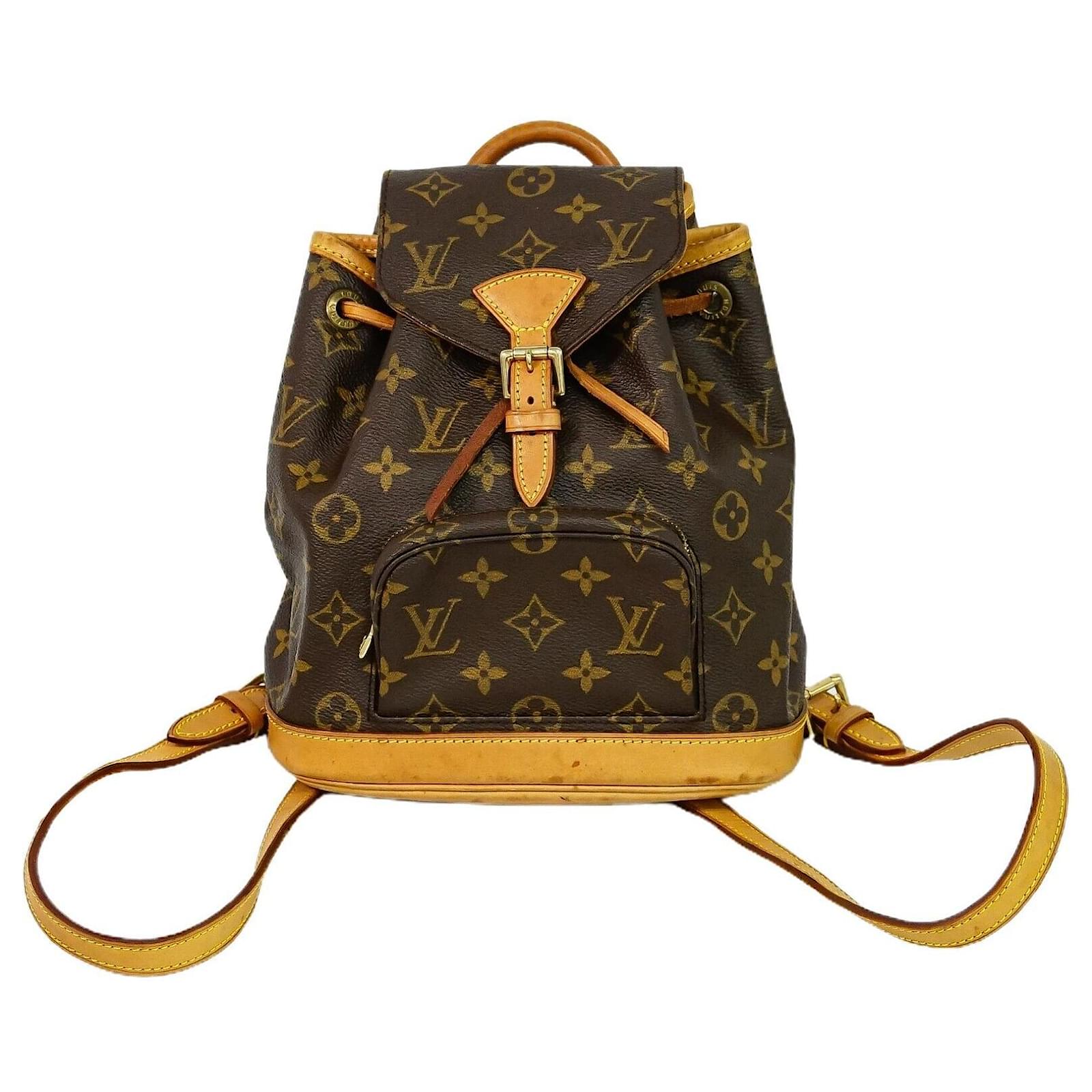 LOUIS VUITTON Monogram Montsouris PM Backpack M51137 LV Auth hk347