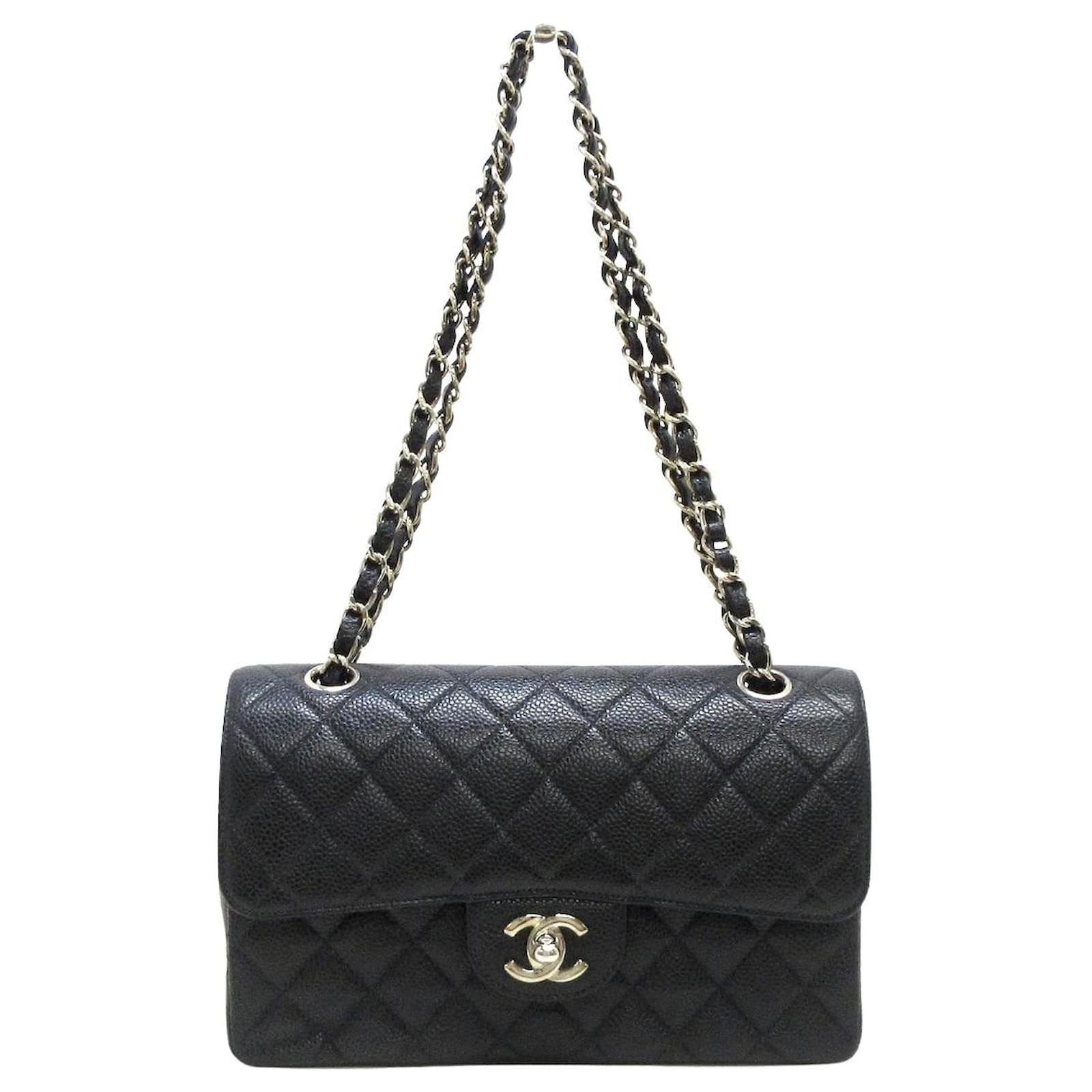 Chanel Double flap Black Leather ref.884833 - Joli Closet